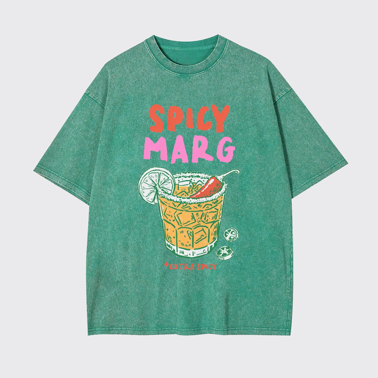 Spicy Cocktail Garment-dye Tees
