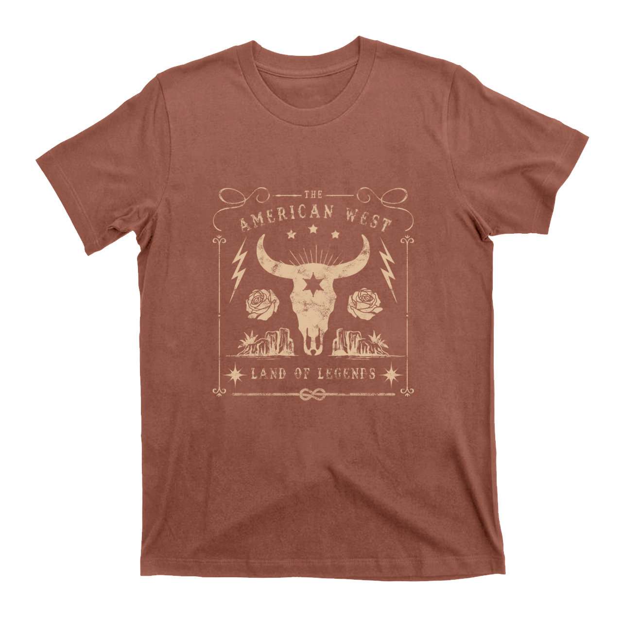 American West Vintage Cow Bull T-Shirts
