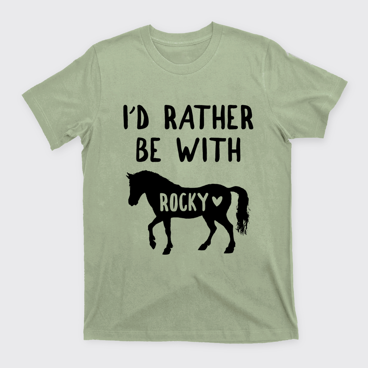 Personalized I'd Rather Be With XXX T-Shirts