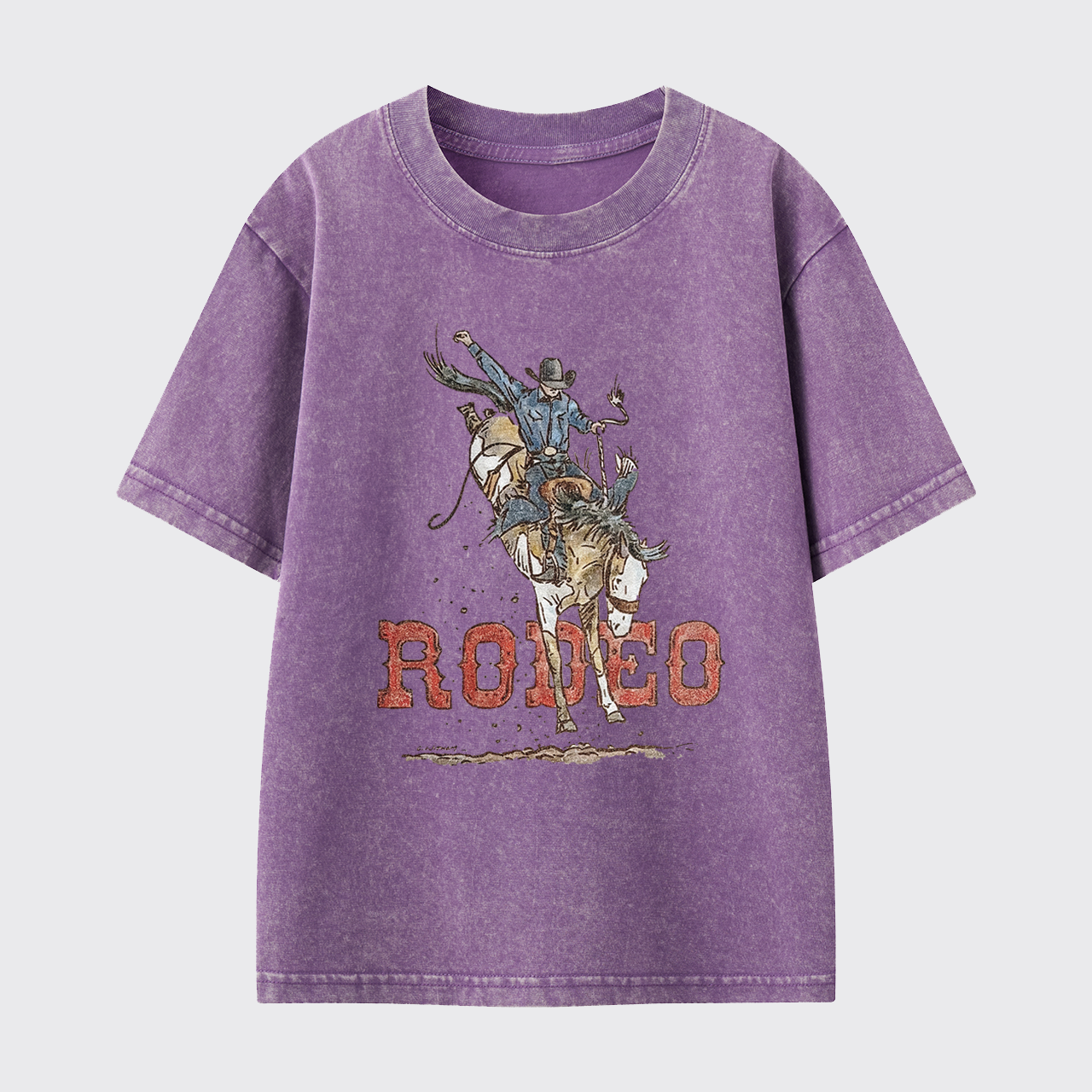 Rodeo Bronc Washed Toddler T-shirt