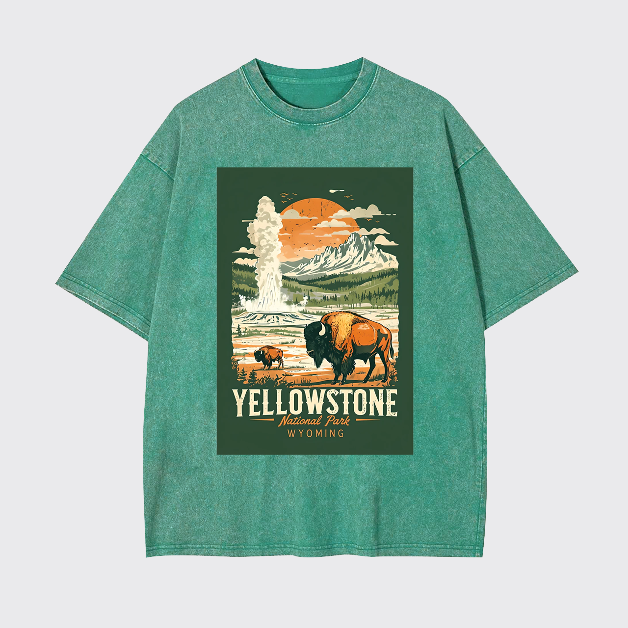 Yellowstone National Park Garment-dye Tees