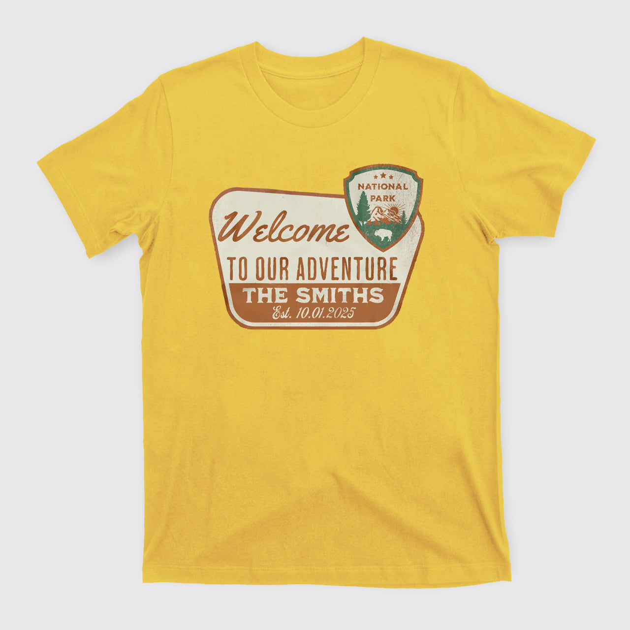 Personalized National Park Sign T-Shirts