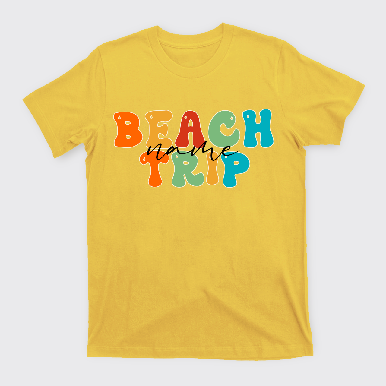 Personalized Name Beach Trip T-Shirts