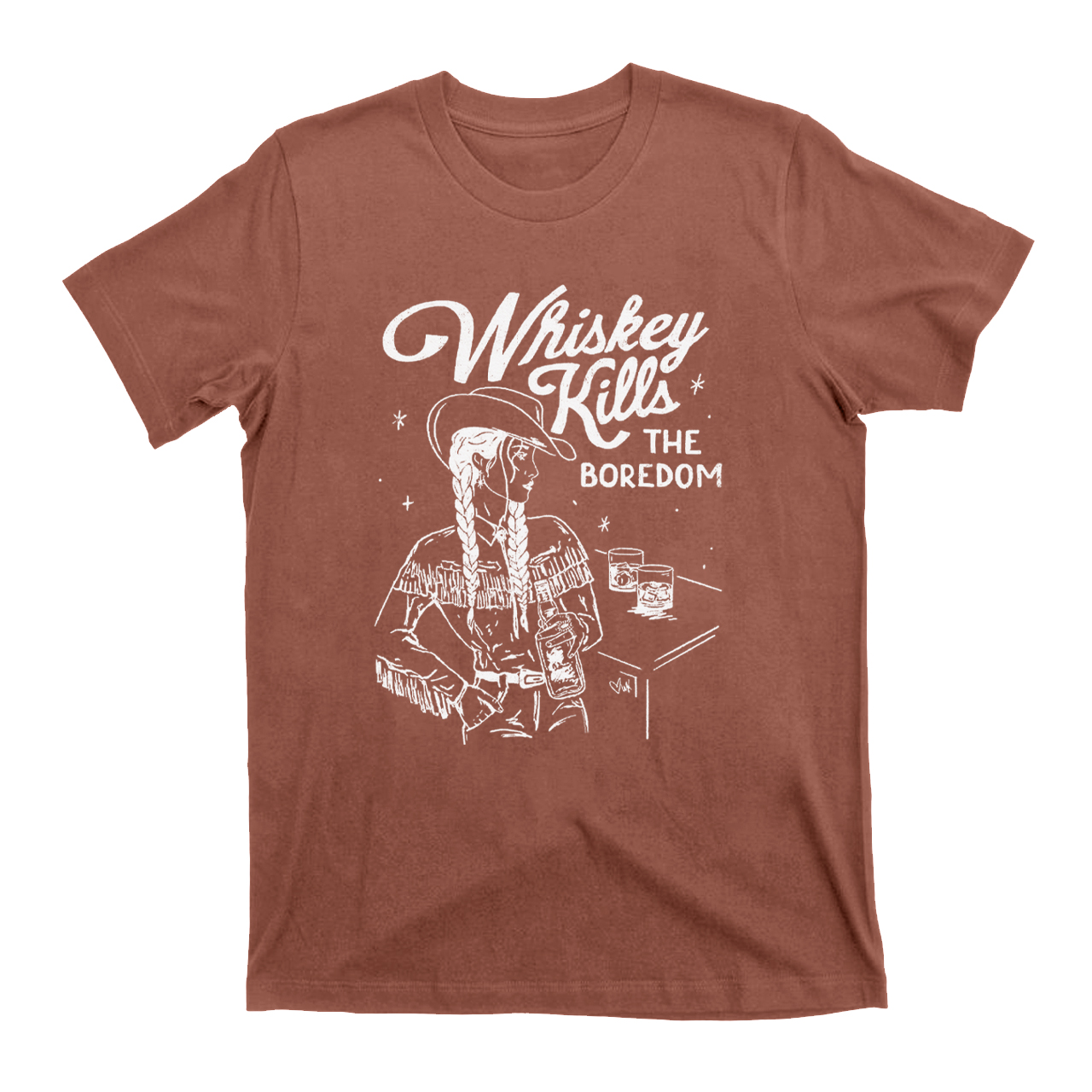 Whiskey Kills The Boredom T-Shirts