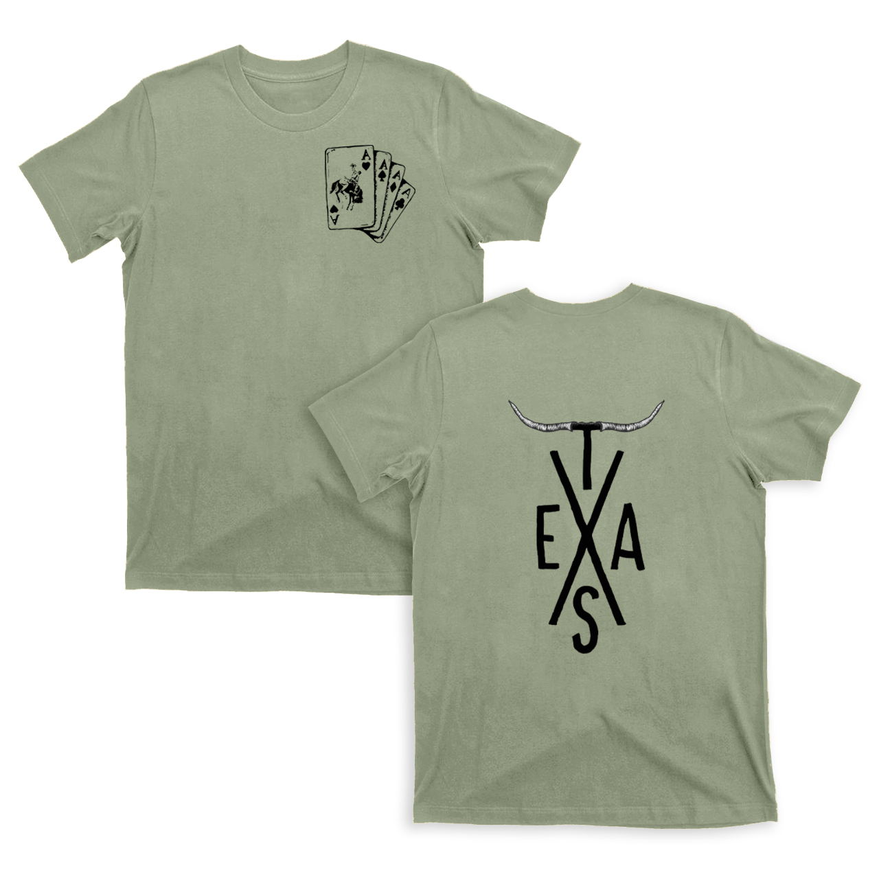 Original Texas Cow Bull T-Shirts