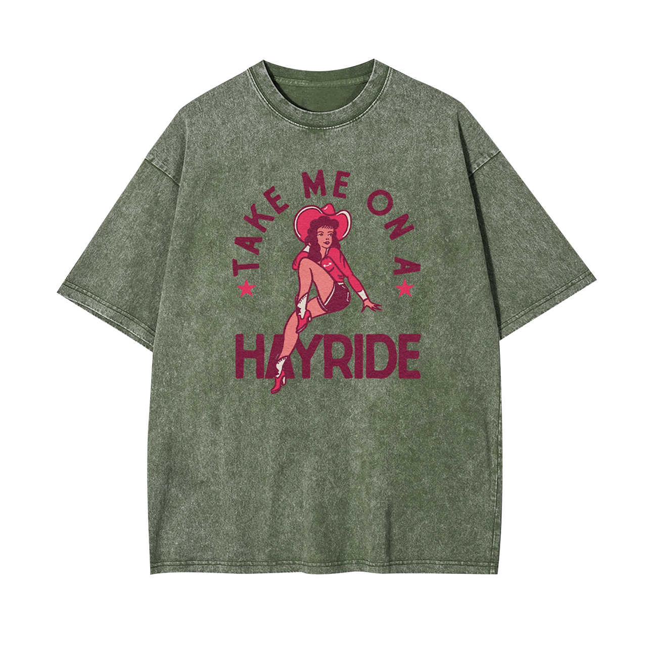 Take Me On A Hayride Garment-dye Tees