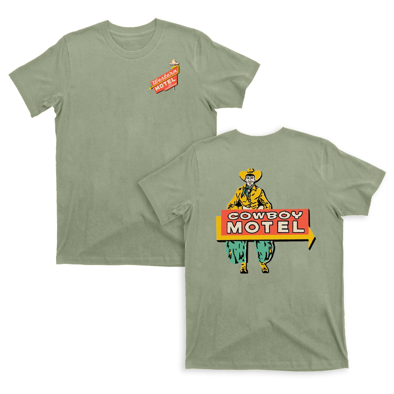 Cowboy Western Motel T-Shirts