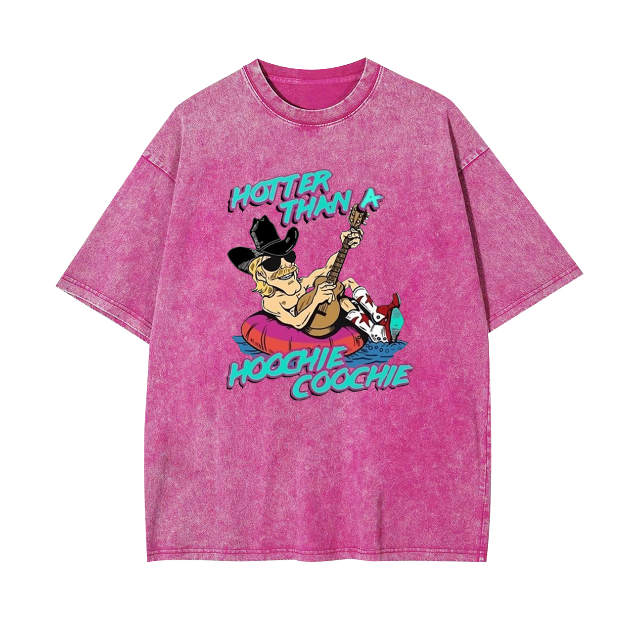 Alan Jackson Hotter Than A Hoochie Coochie Garment-dye Tees