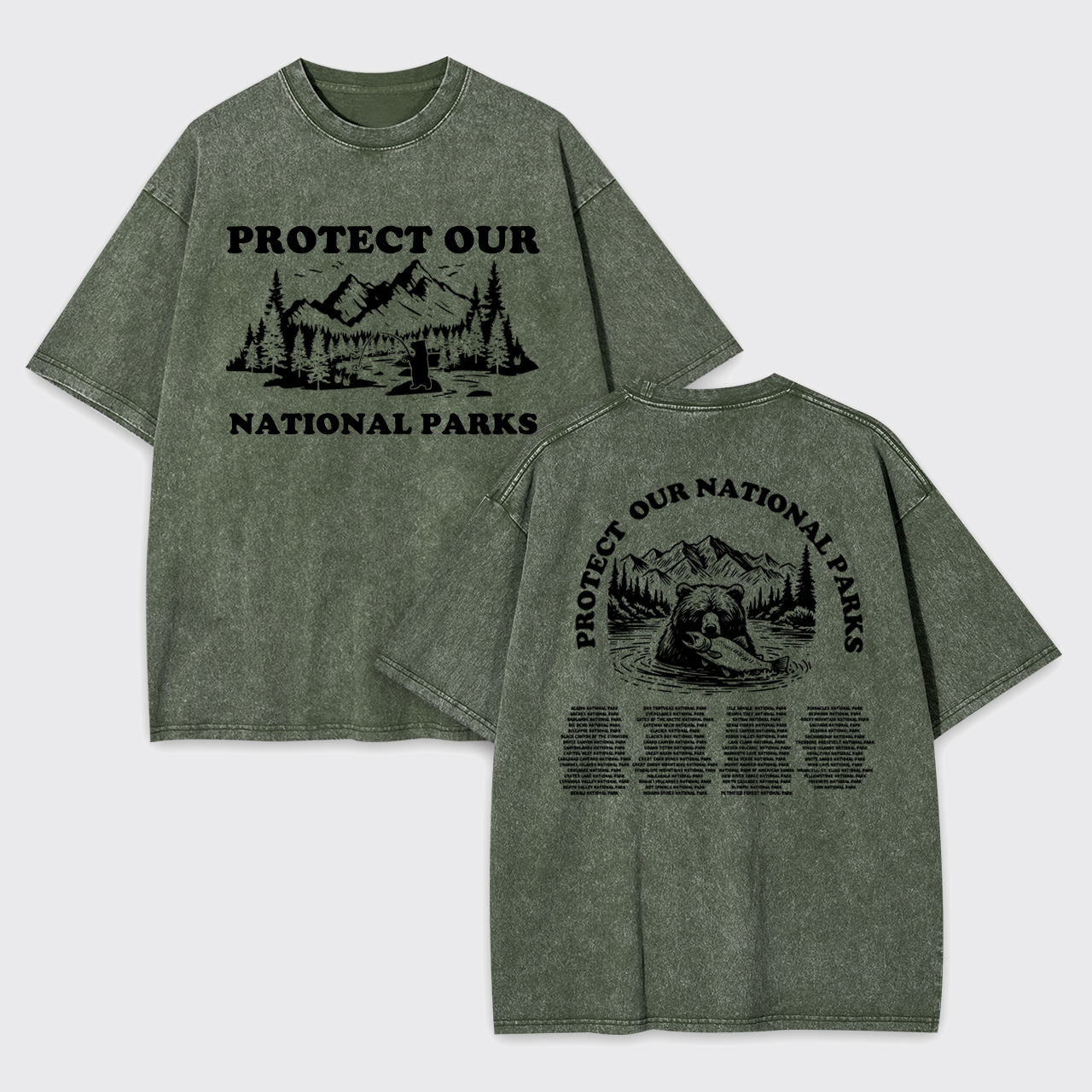 Support National Parks Garment-dye Tees