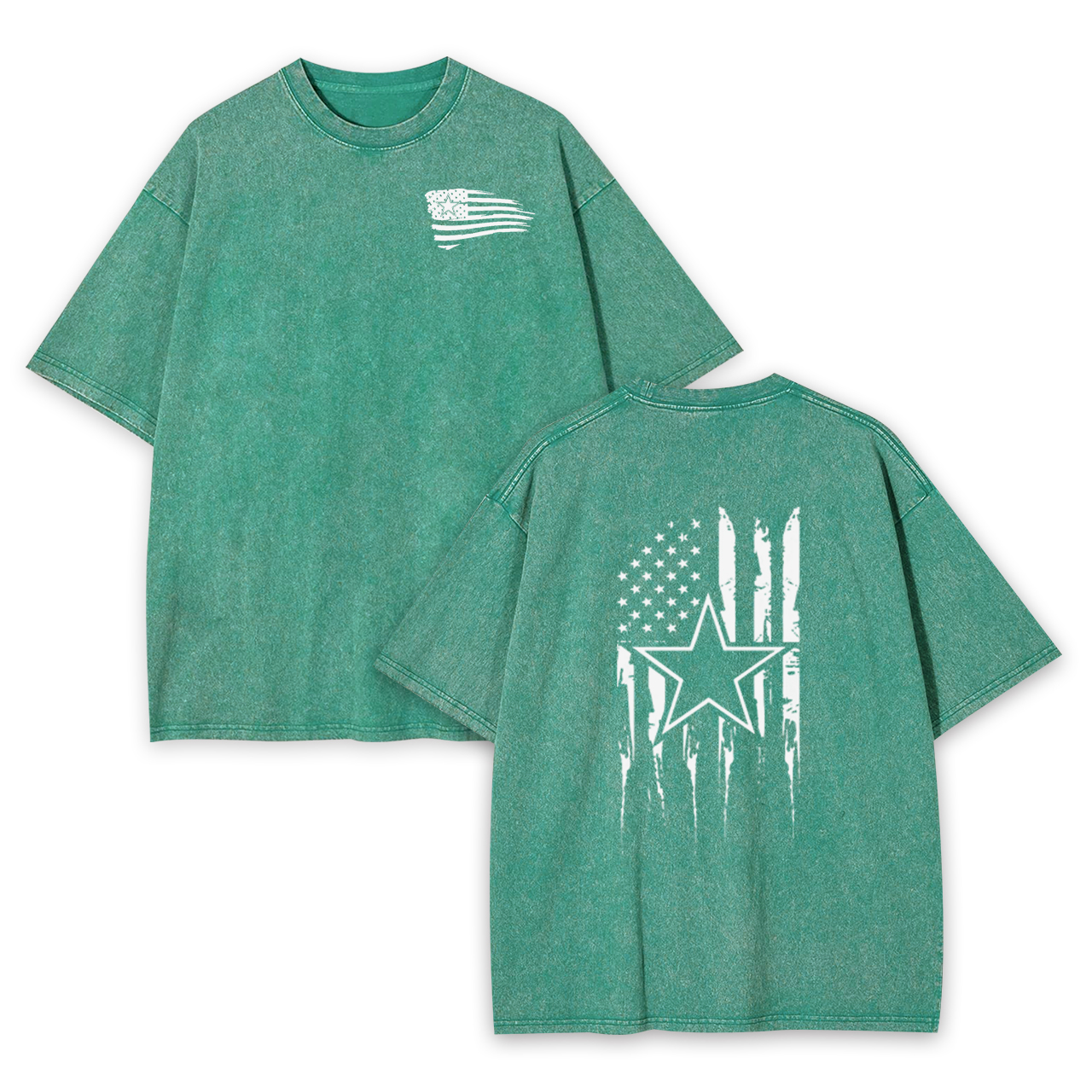 Dallas Cowboys American Flag Garment-dye Tees