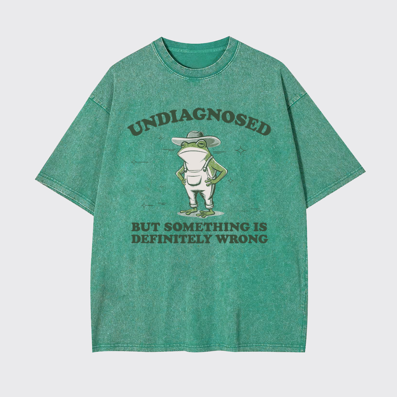 Funny Frog-Undiagnosed But Something Is Wrong Garment-dye Tees