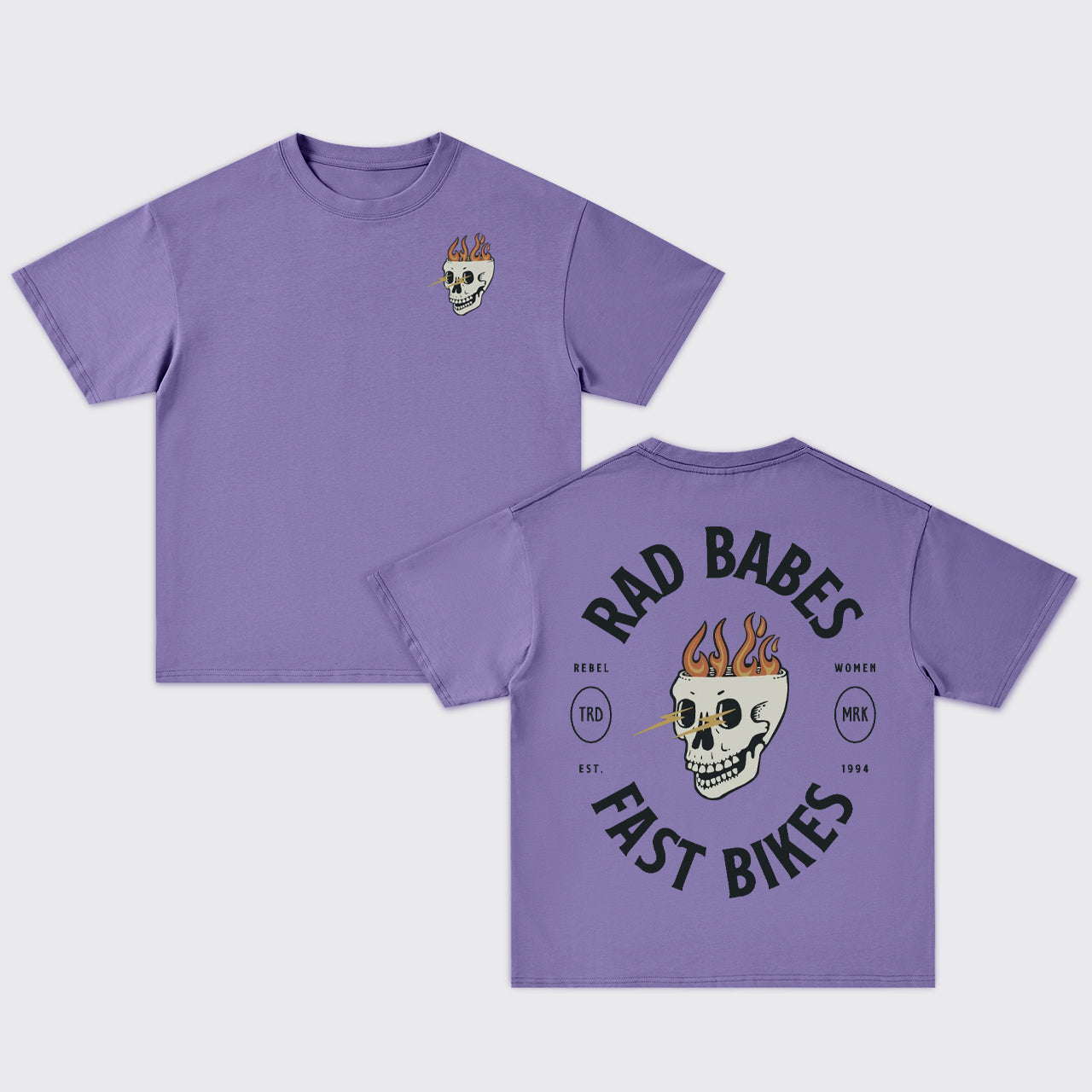 Babes Fast Bikes Oversize T-Shirts