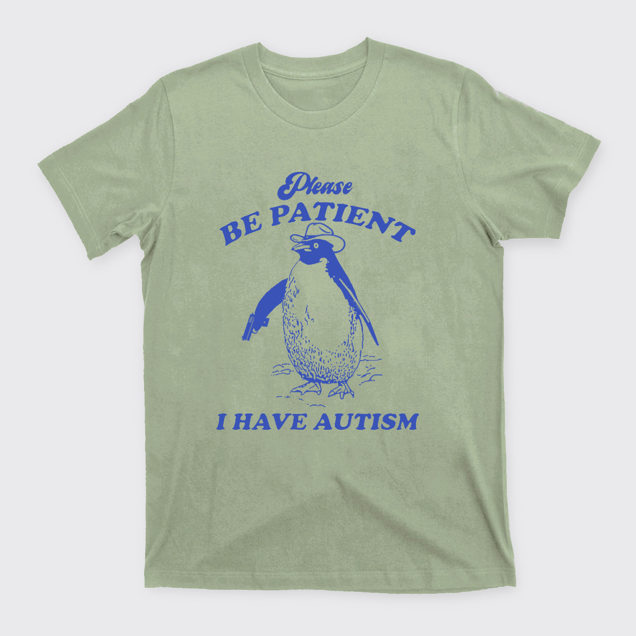 Retro Penguin-Please Be Patient T-Shirts