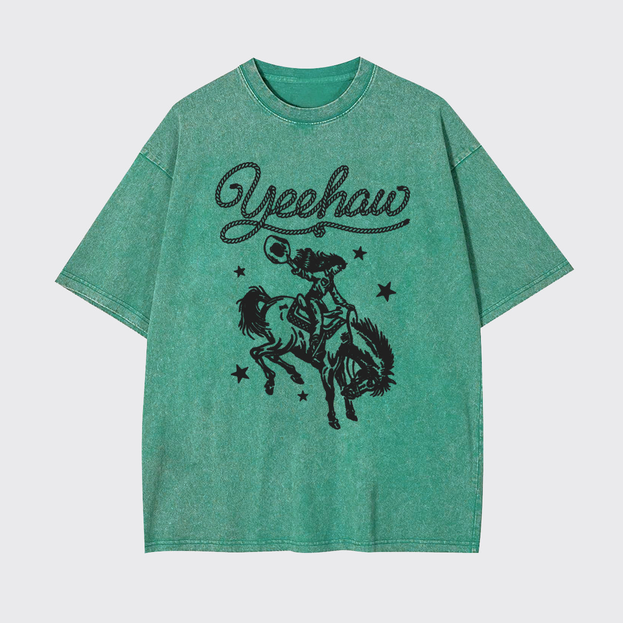Yeehaw Cowgirl Garment-dye Tees