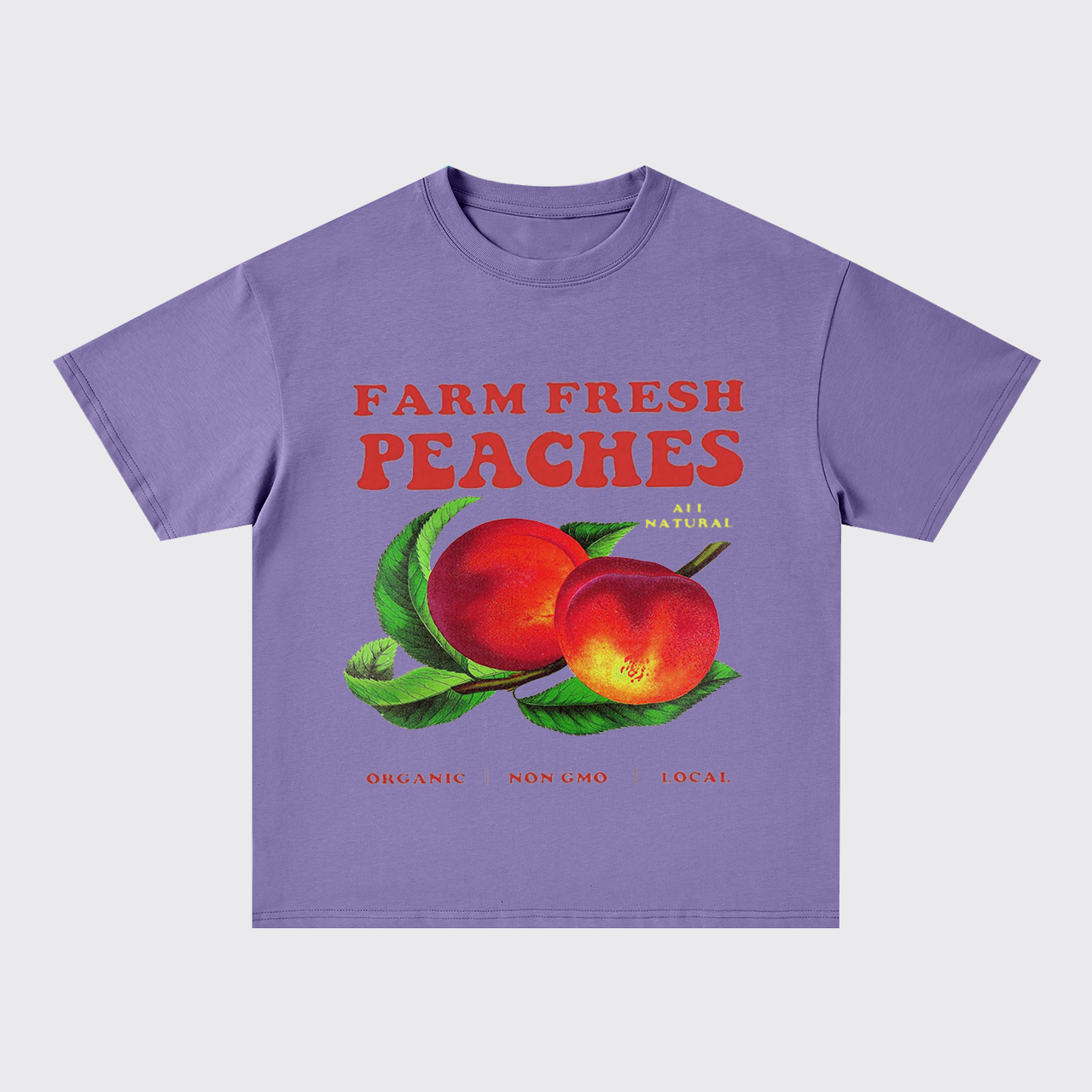Retro Style-Fresh Peaches Oversize T-Shirts