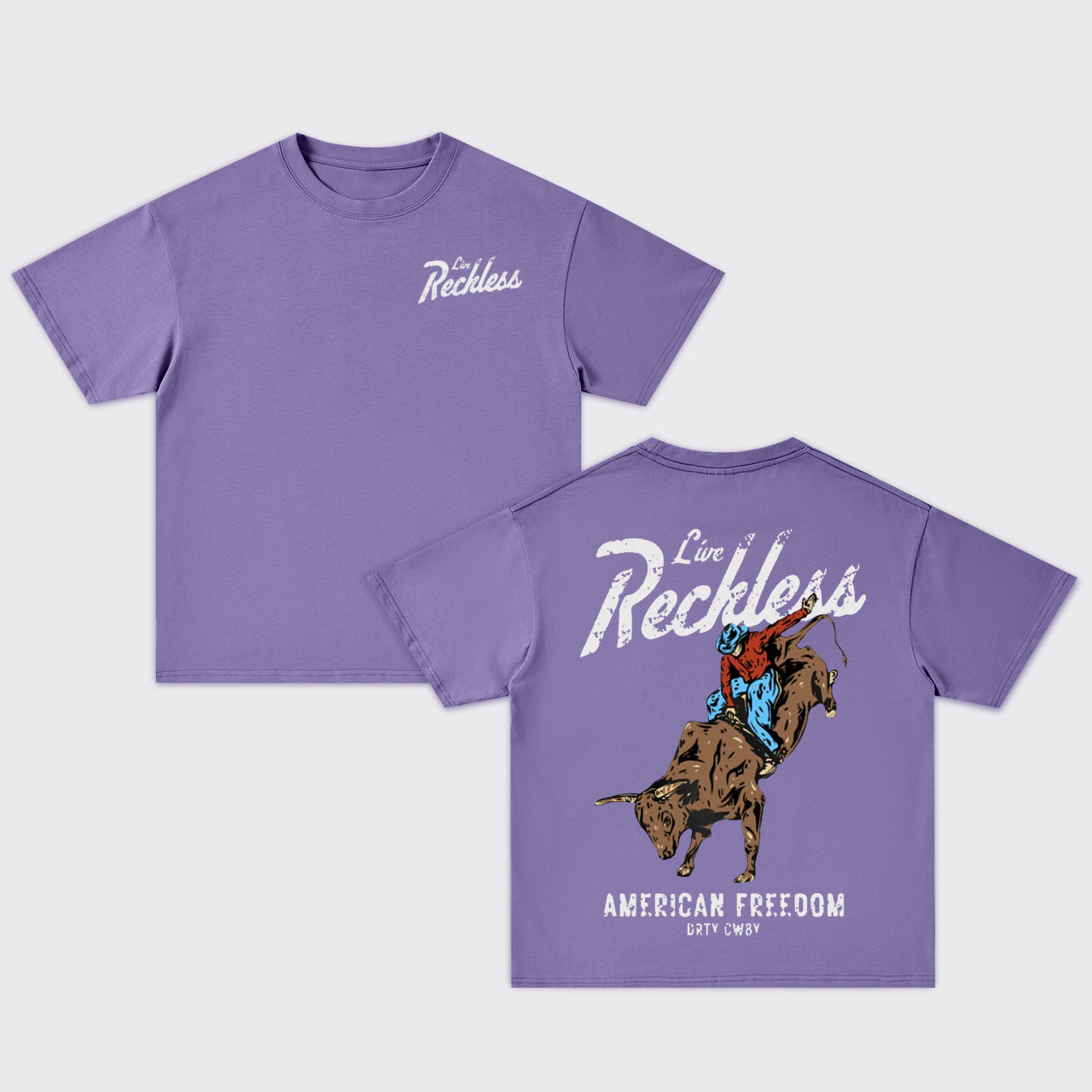 Live Reckless Oversize T-Shirts