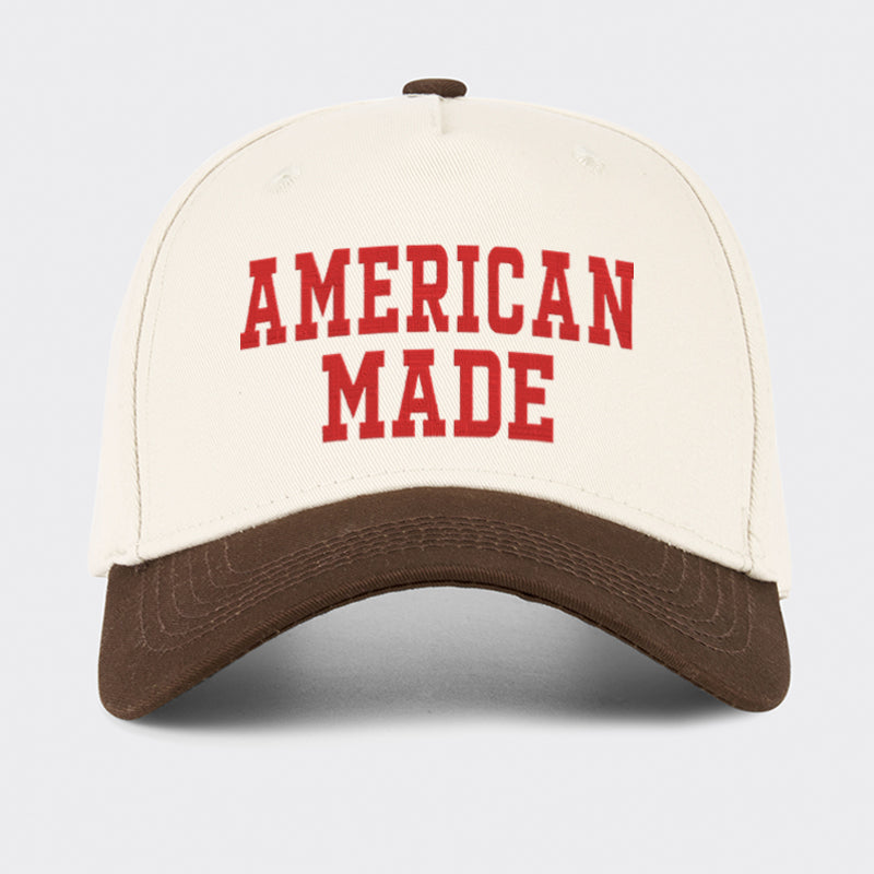 American Made Embroidered Baseball Cap