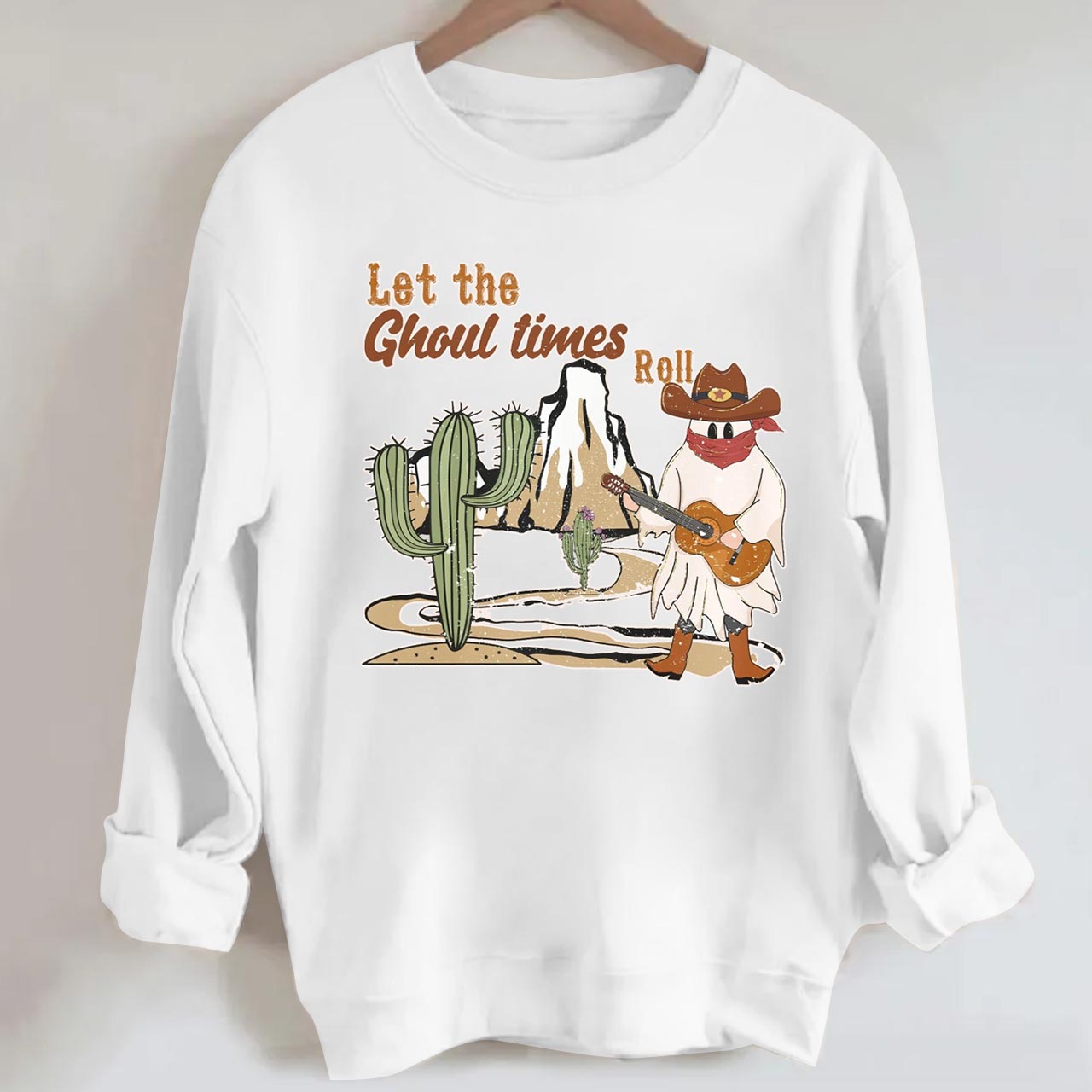 Let The Ghoul Times Roll Halloween Sweatshirt