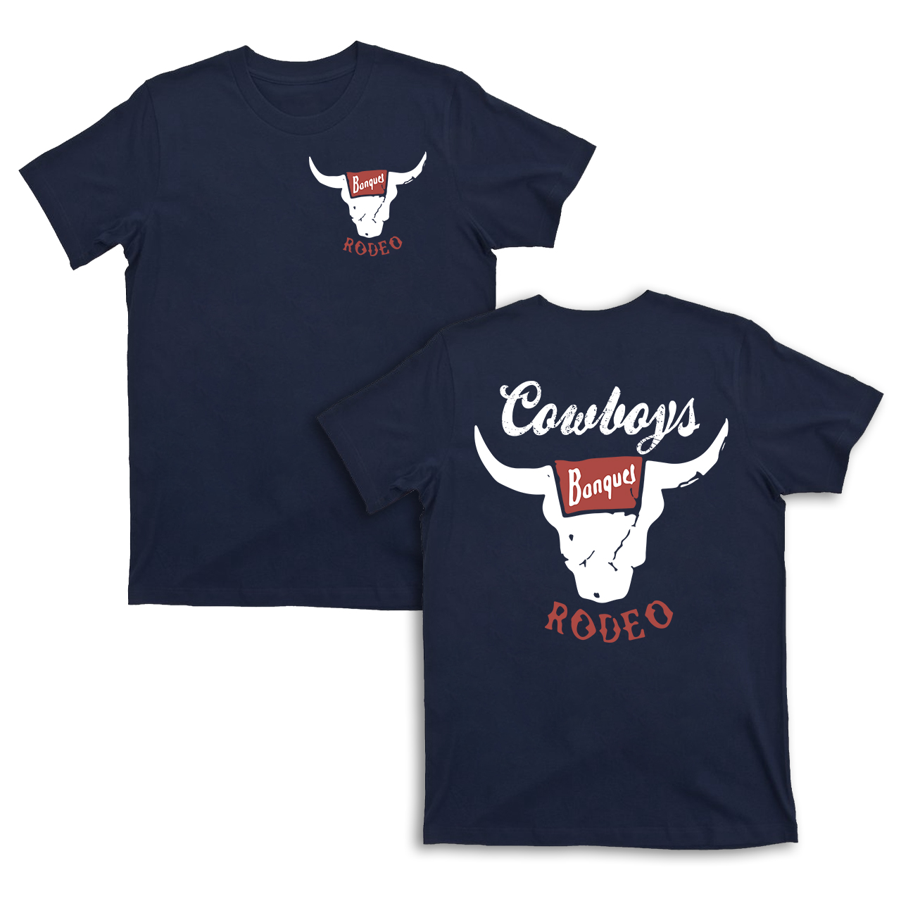 Cowboy Banquet Rodeo Retro-Inspired Tees