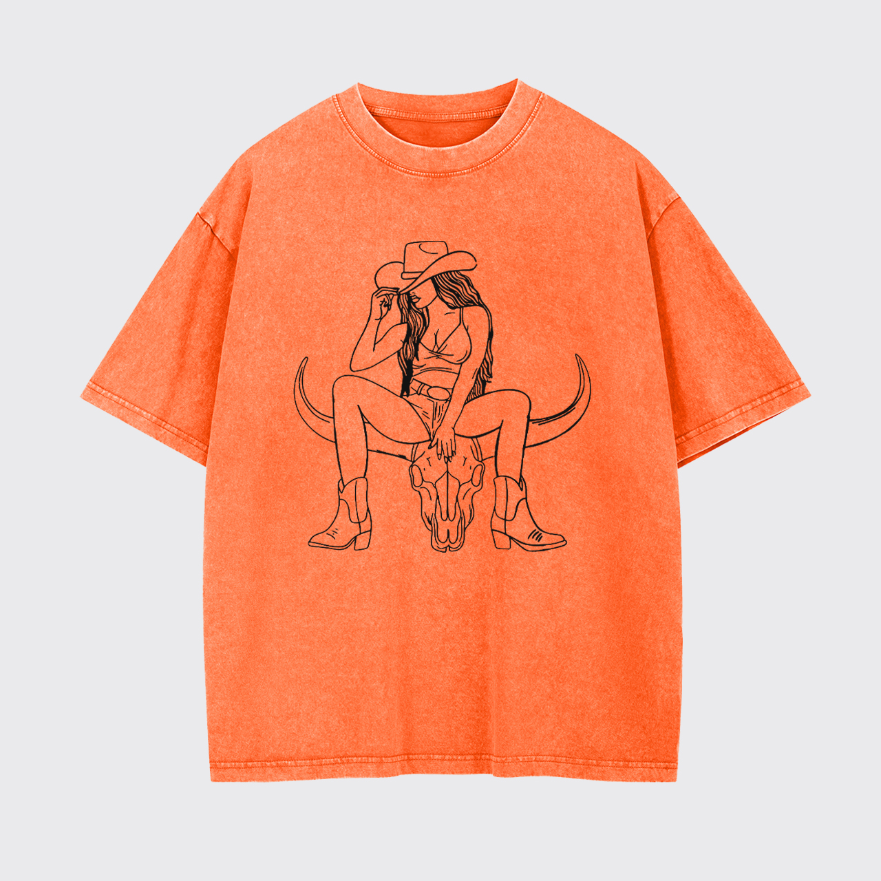 Western Rad Cowgirl Garment-dye Tees