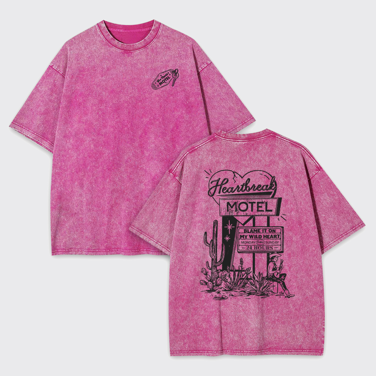 Heartbreak Motel Vintage Garment-dye Tees