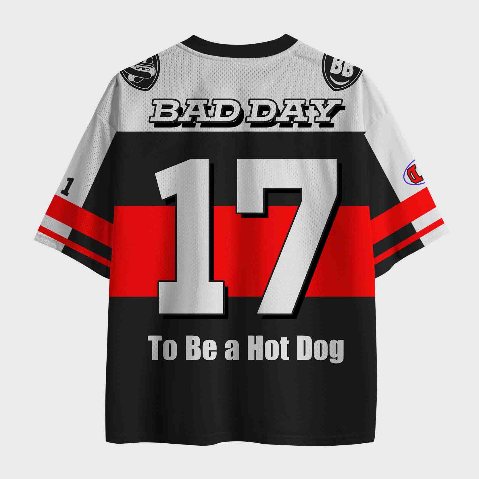 Personalized Bad Day To Be a Hot Dog Mesh Jersey