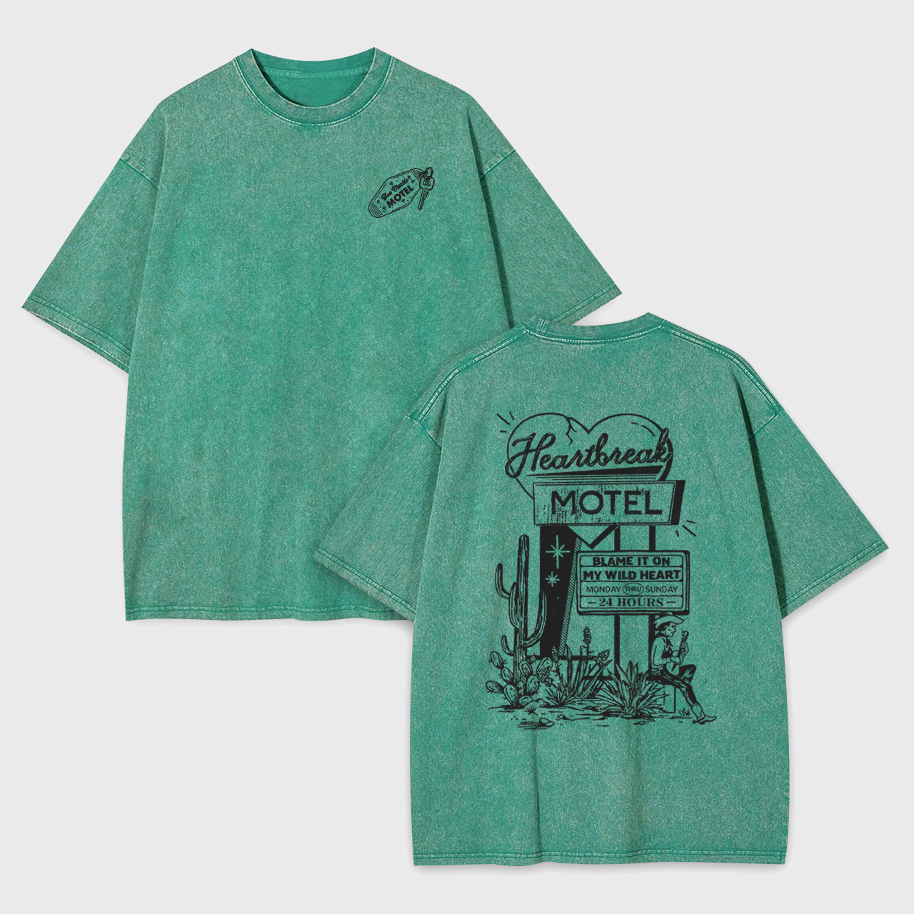Heartbreak Motel Vintage Garment-dye Tees