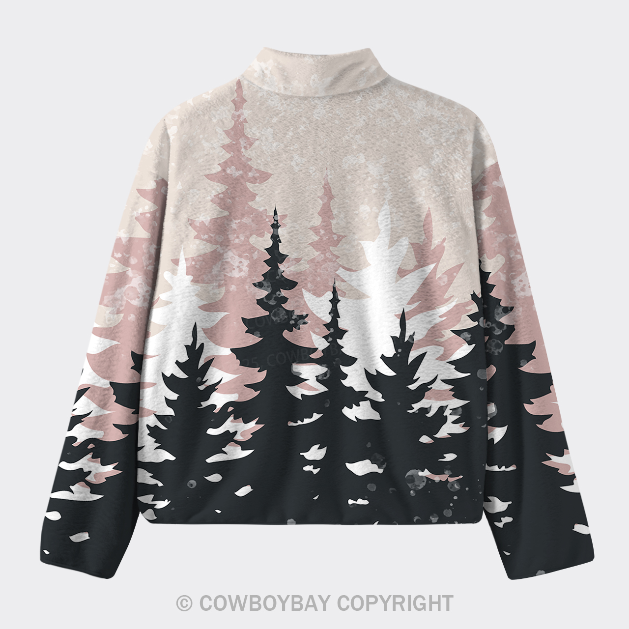 Forest Design Fleece Jacket