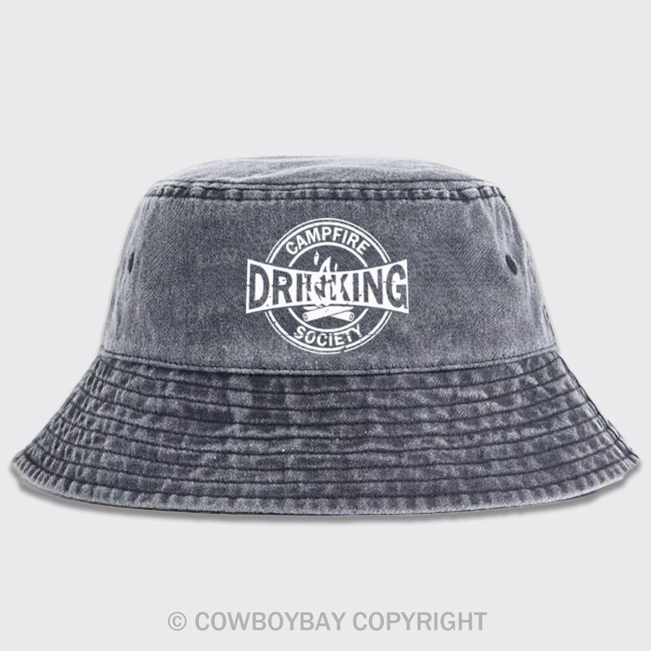 Campfire Drinking Society Bucket Hat