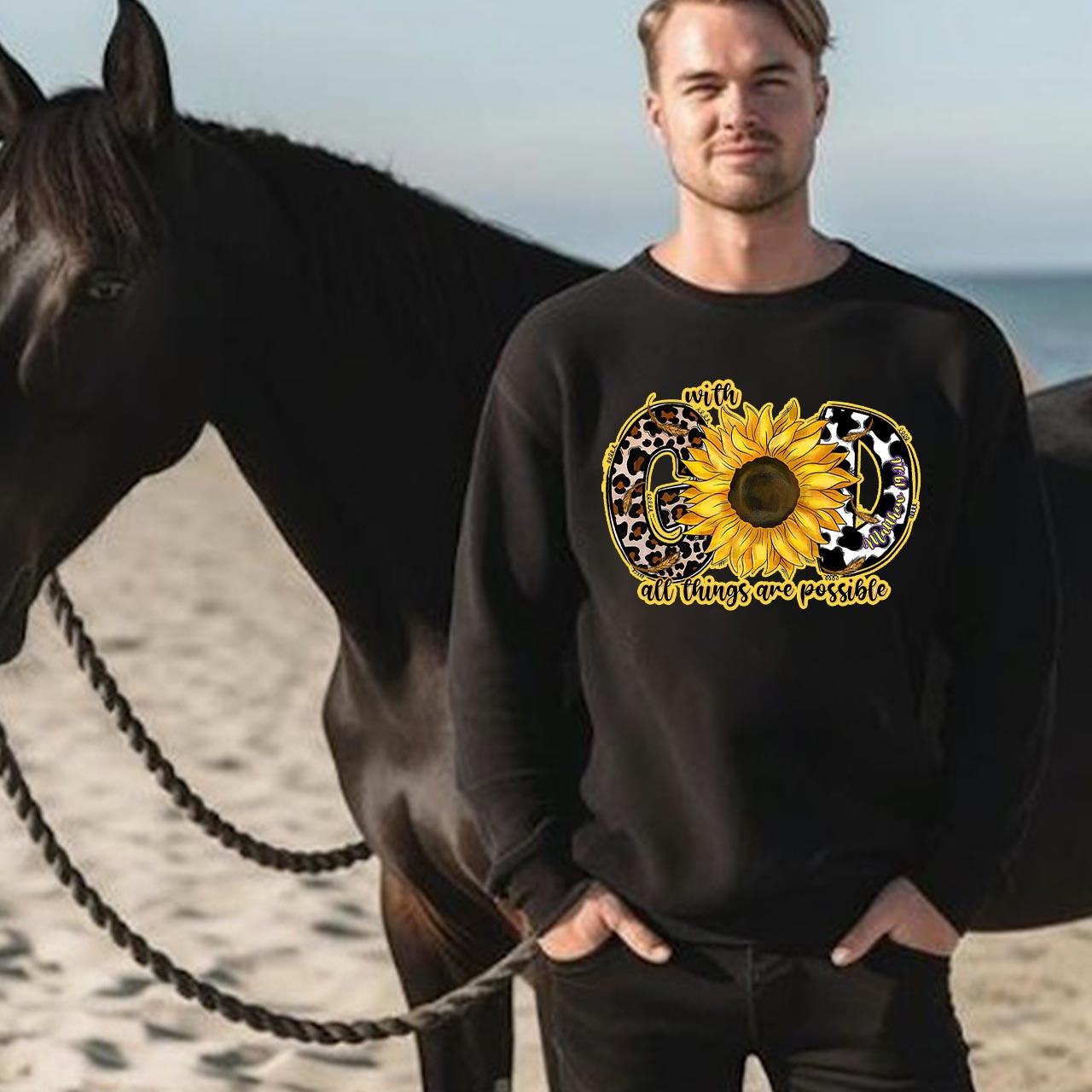 With God All Things are Possible Sweatshirt