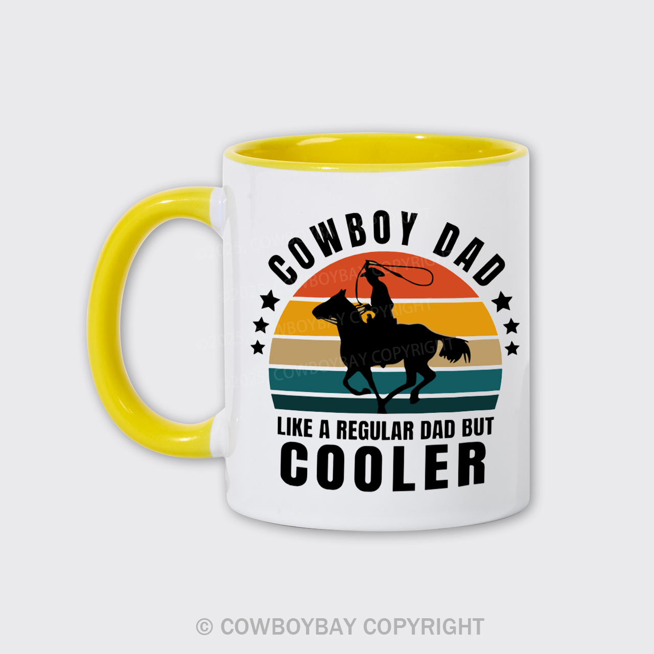 Cowboy Dad Like A Regular Dad But Cooler Mug