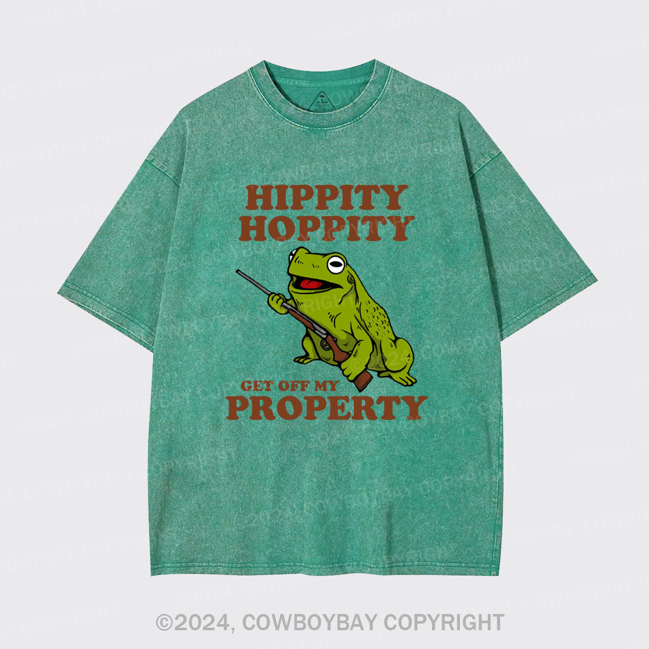 Hippity Hoppity Get Off My Property Garment-dye Tees