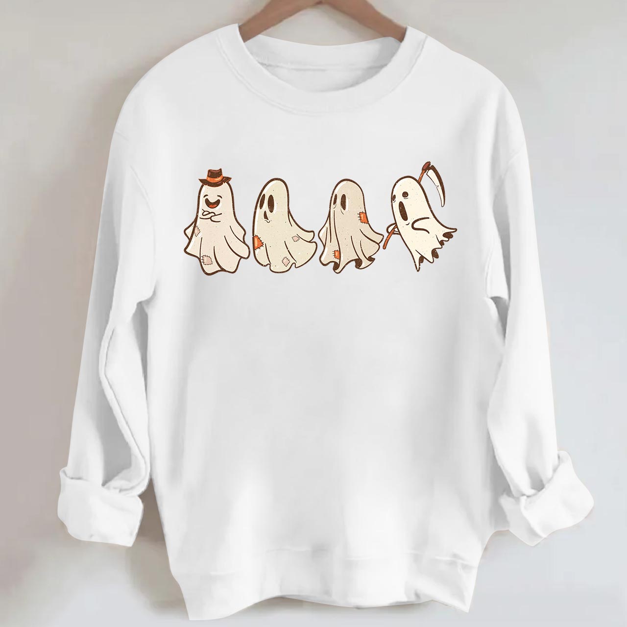 Cute Ghost Fall Halloween Sweatshirt