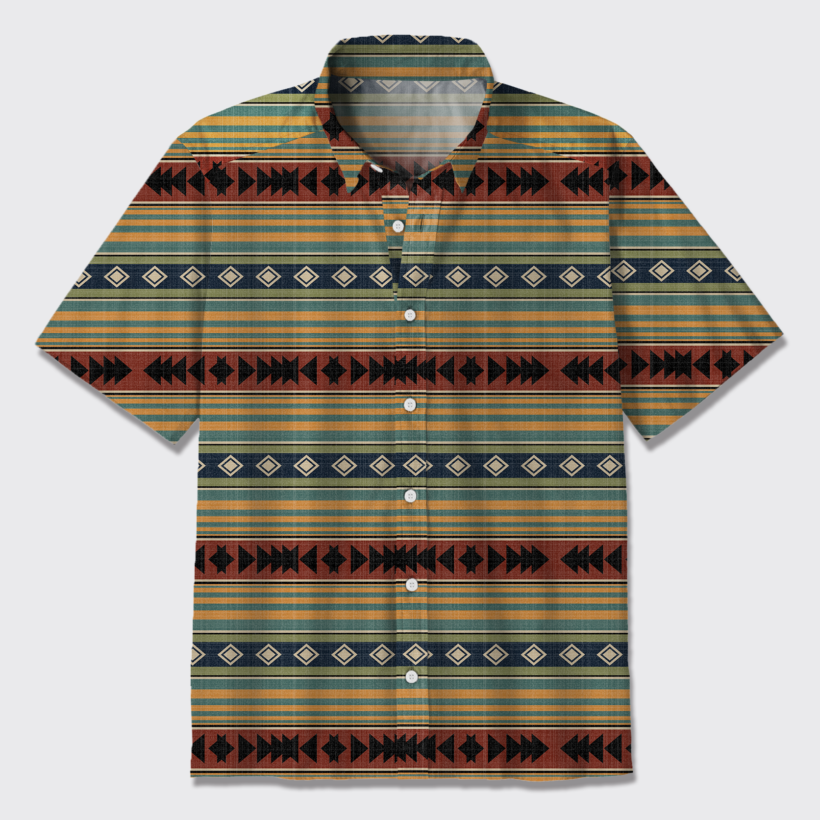 Cowboy Western Pattern Button Up Shirts