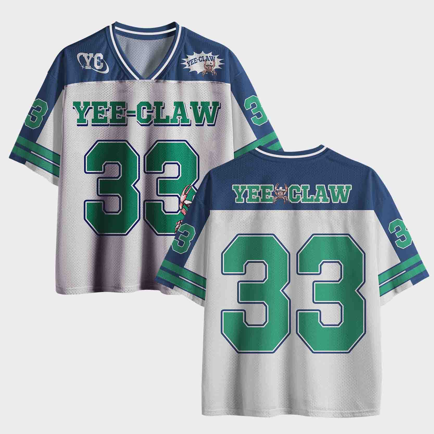 Personalized Yee-Claw Western Mesh Jersey