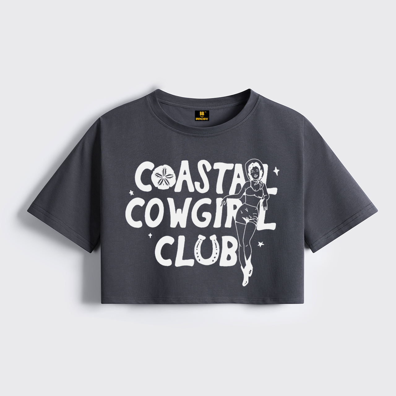 Coastal Vintage Cowgirl Cropped Boxy Tee