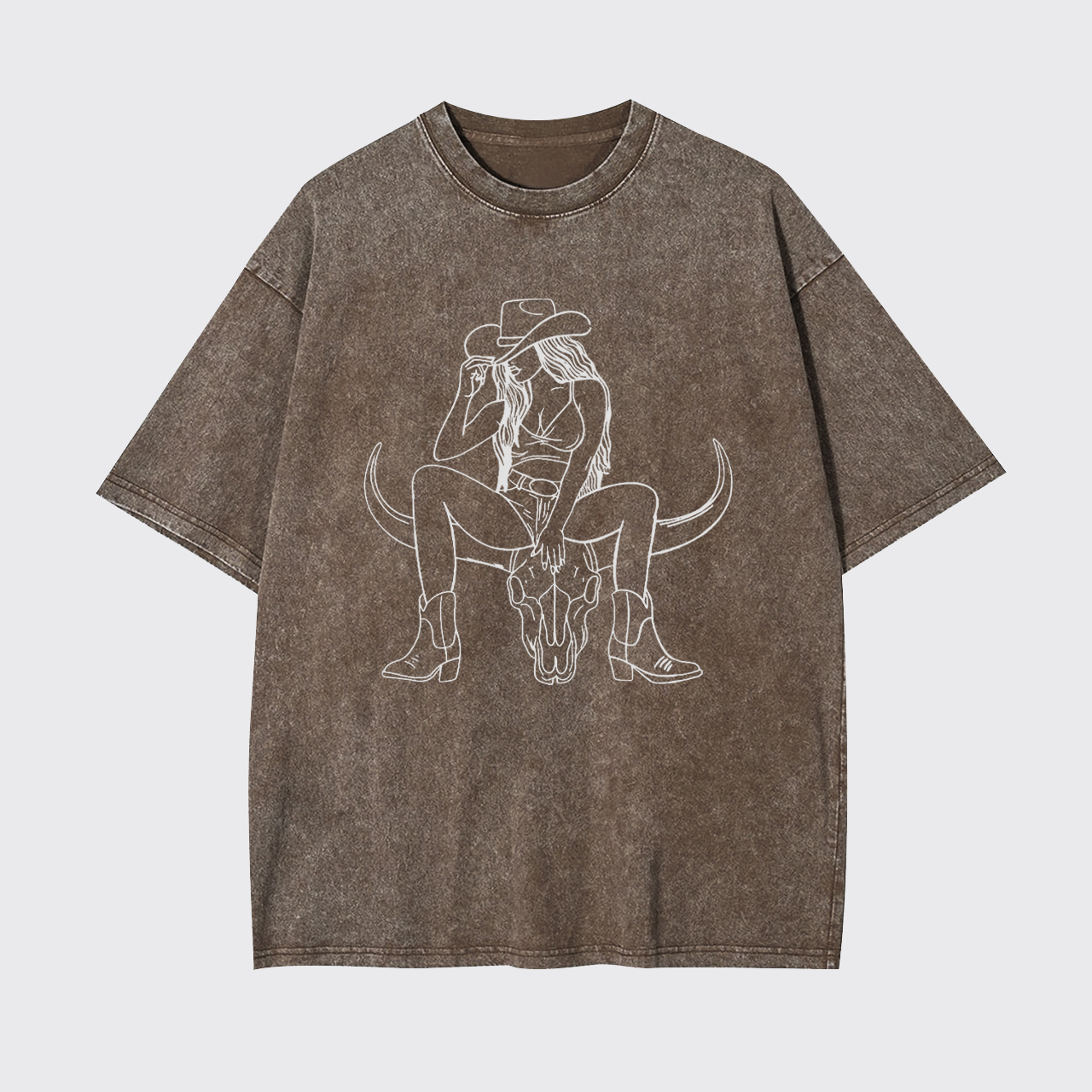 Western Rad Cowgirl Garment-dye Tees