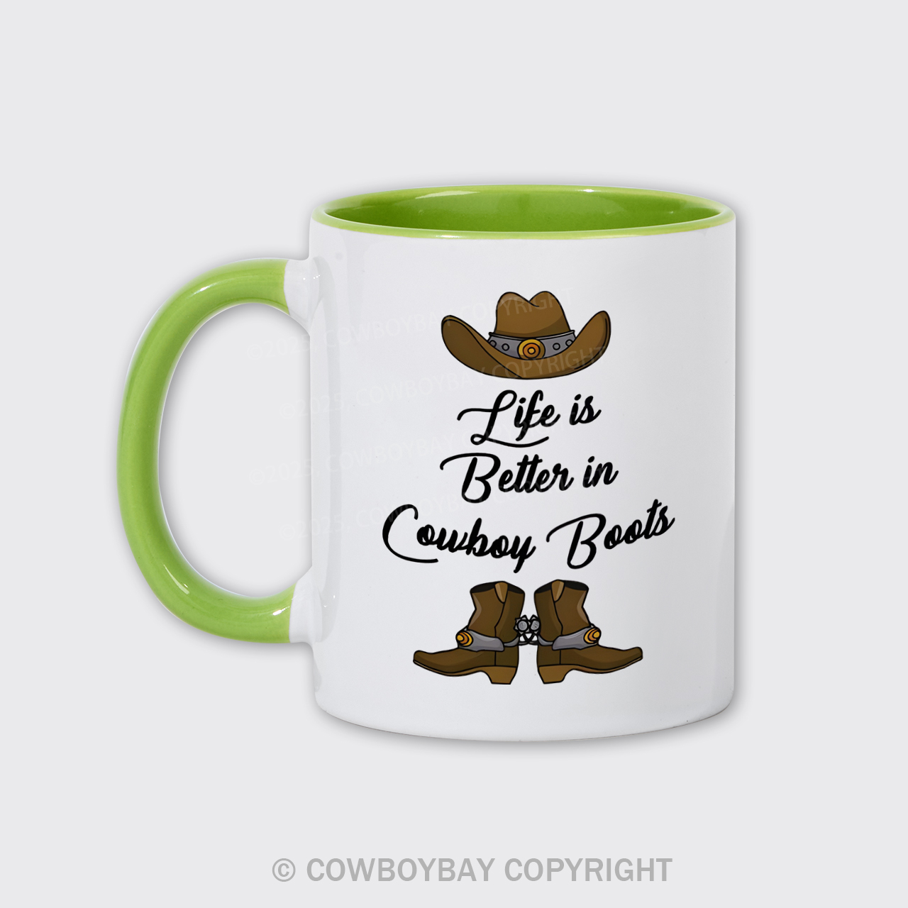 Life Is Better In Cowboy Boots Mug