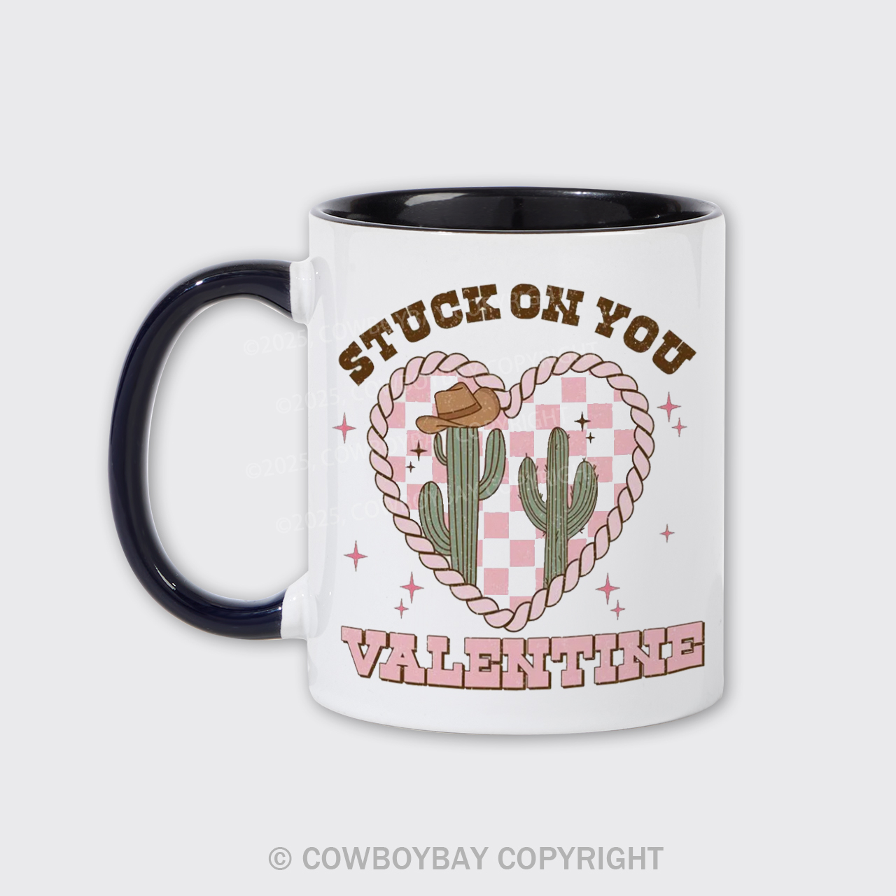 Retro Western Valentine Mug