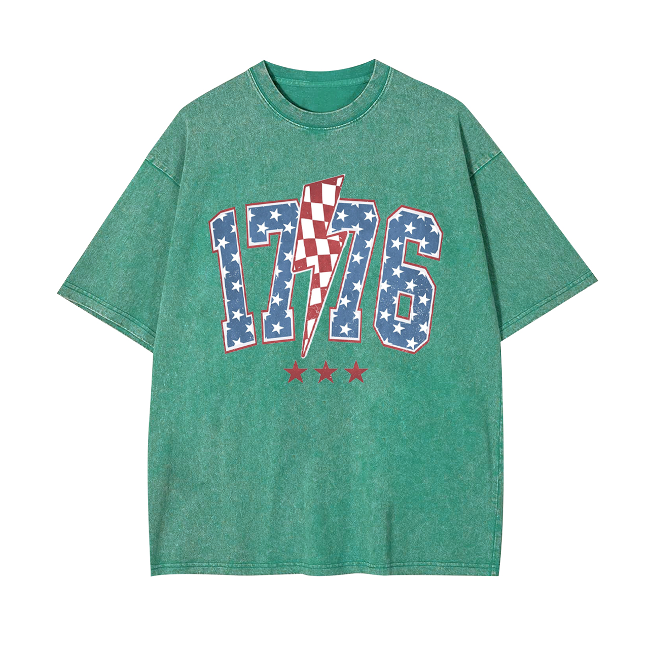 1776 America 4th of July  Garment-dye Tees