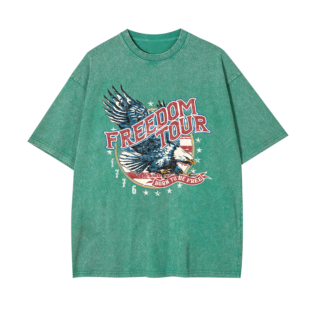 Born to Be Free 1776 Garment-dye Tees
