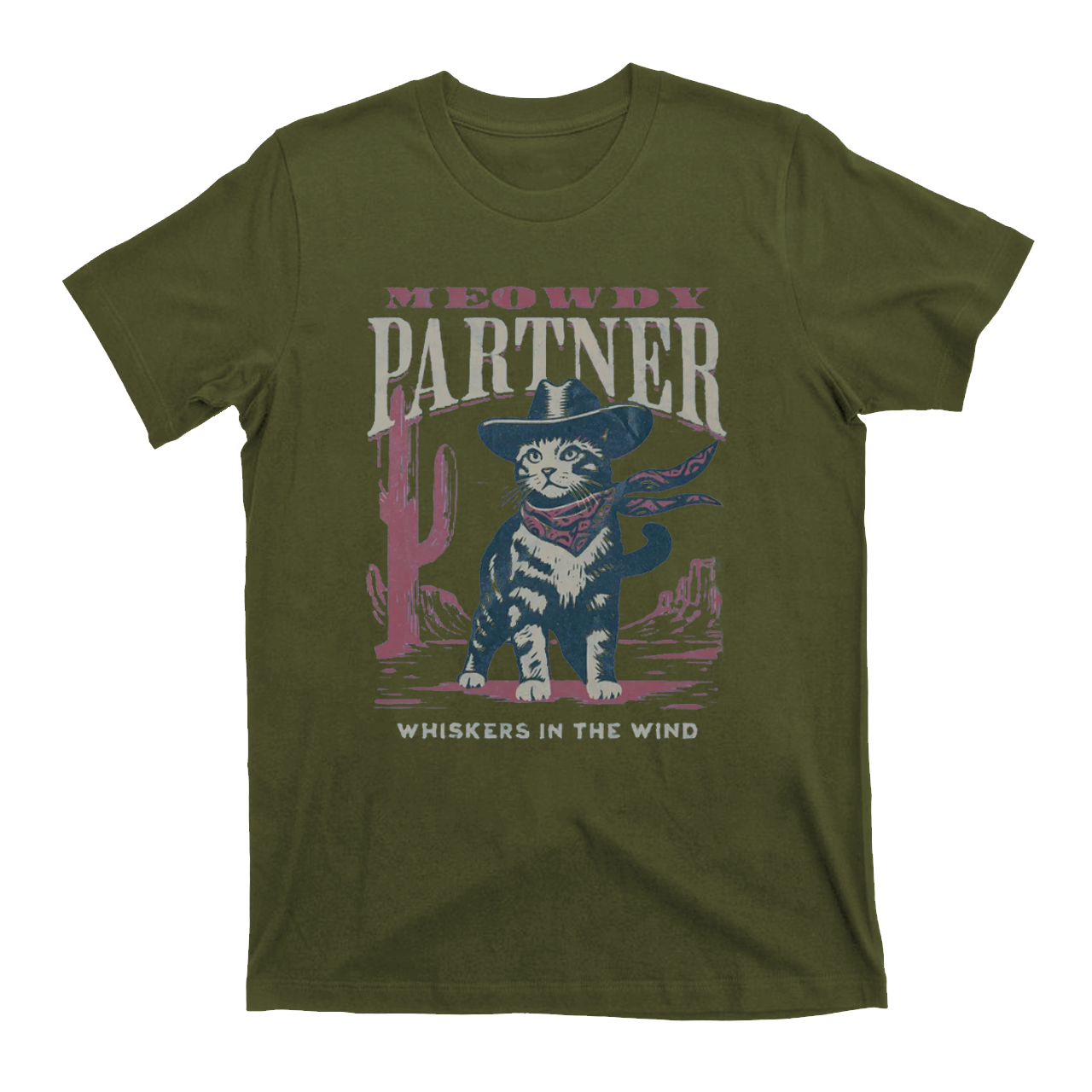 Meowdy Partner Cowboy Cat T-Shirts
