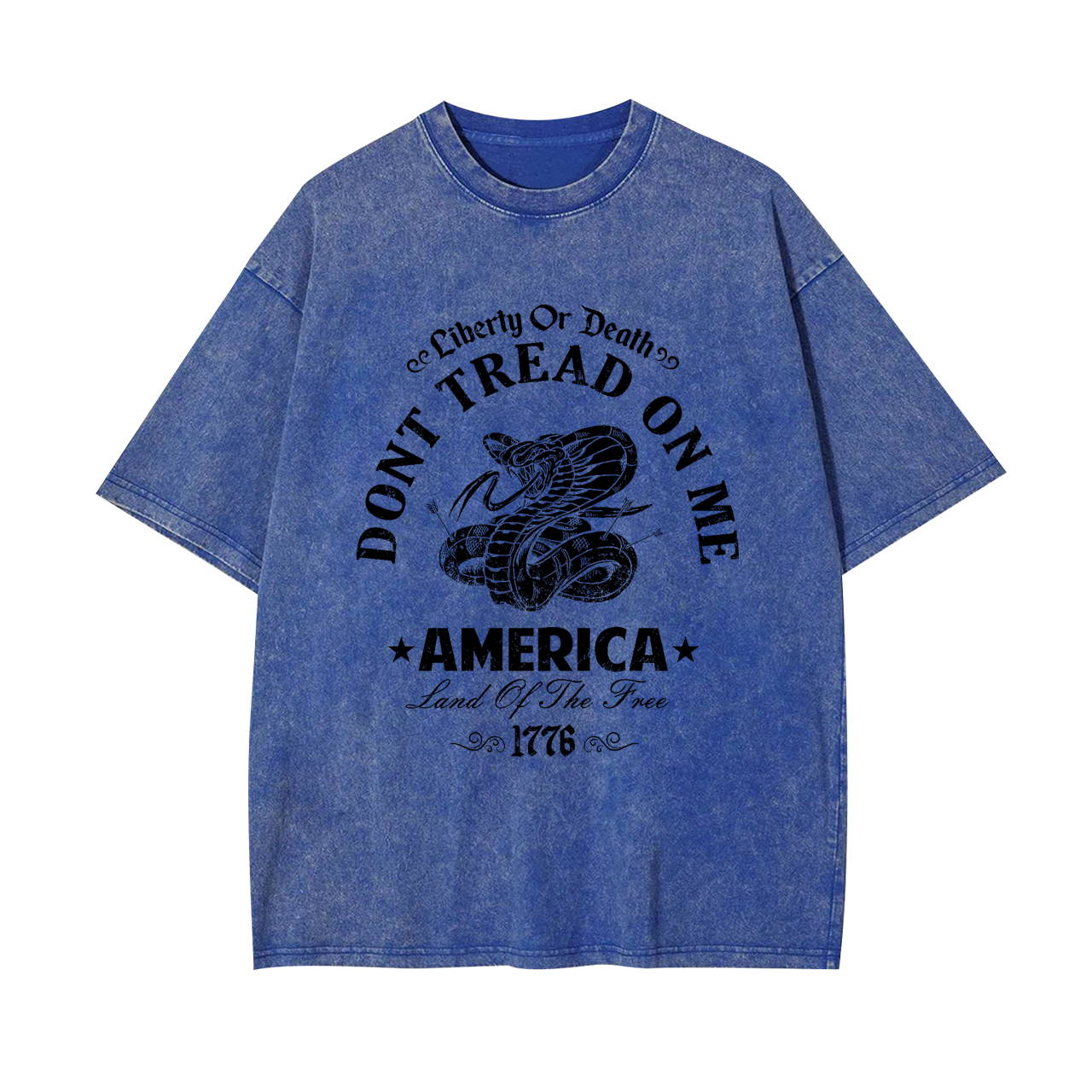 America Liberty Land Of The Free Garment-dye Tees