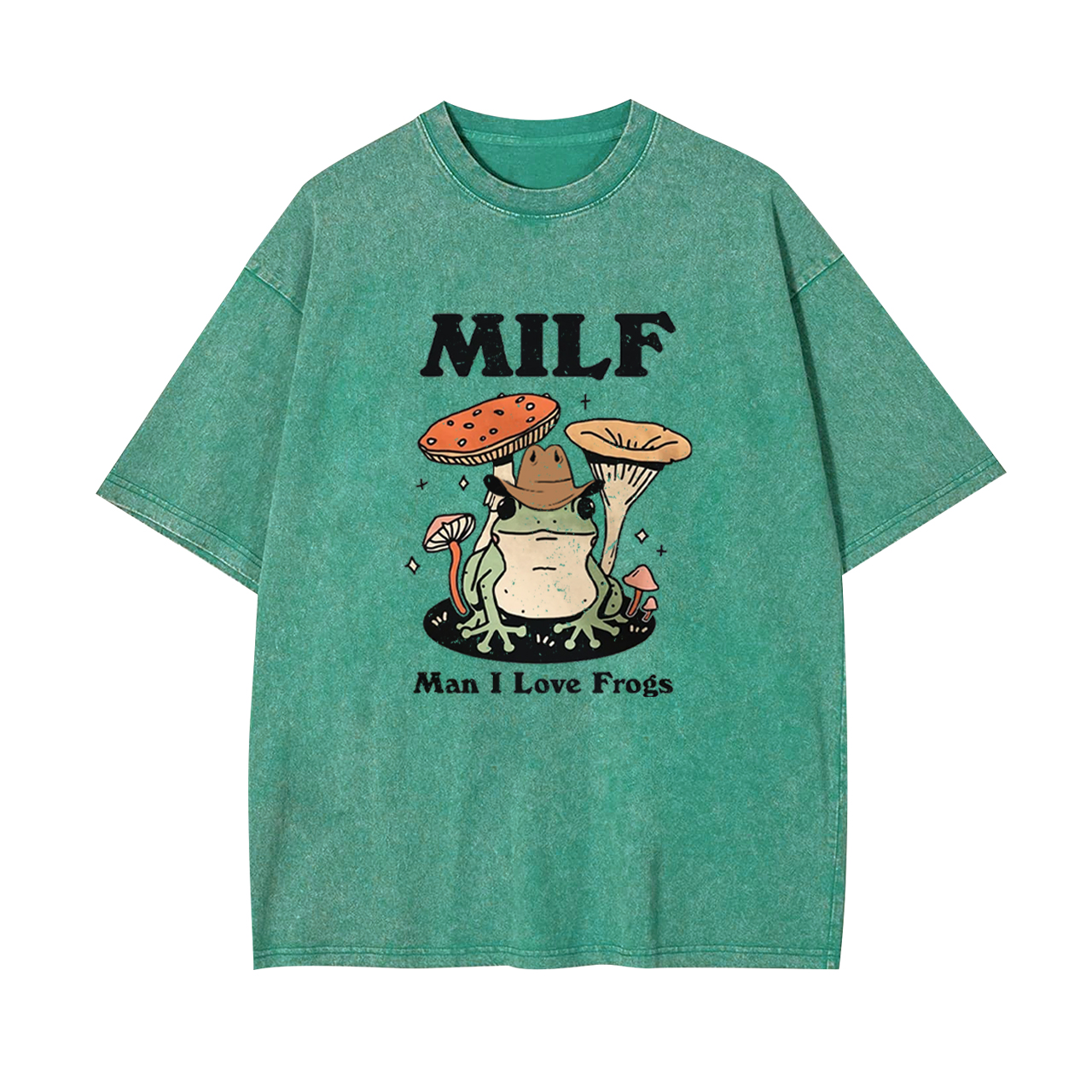 Funny MILF Froggy Garment-dye Tees