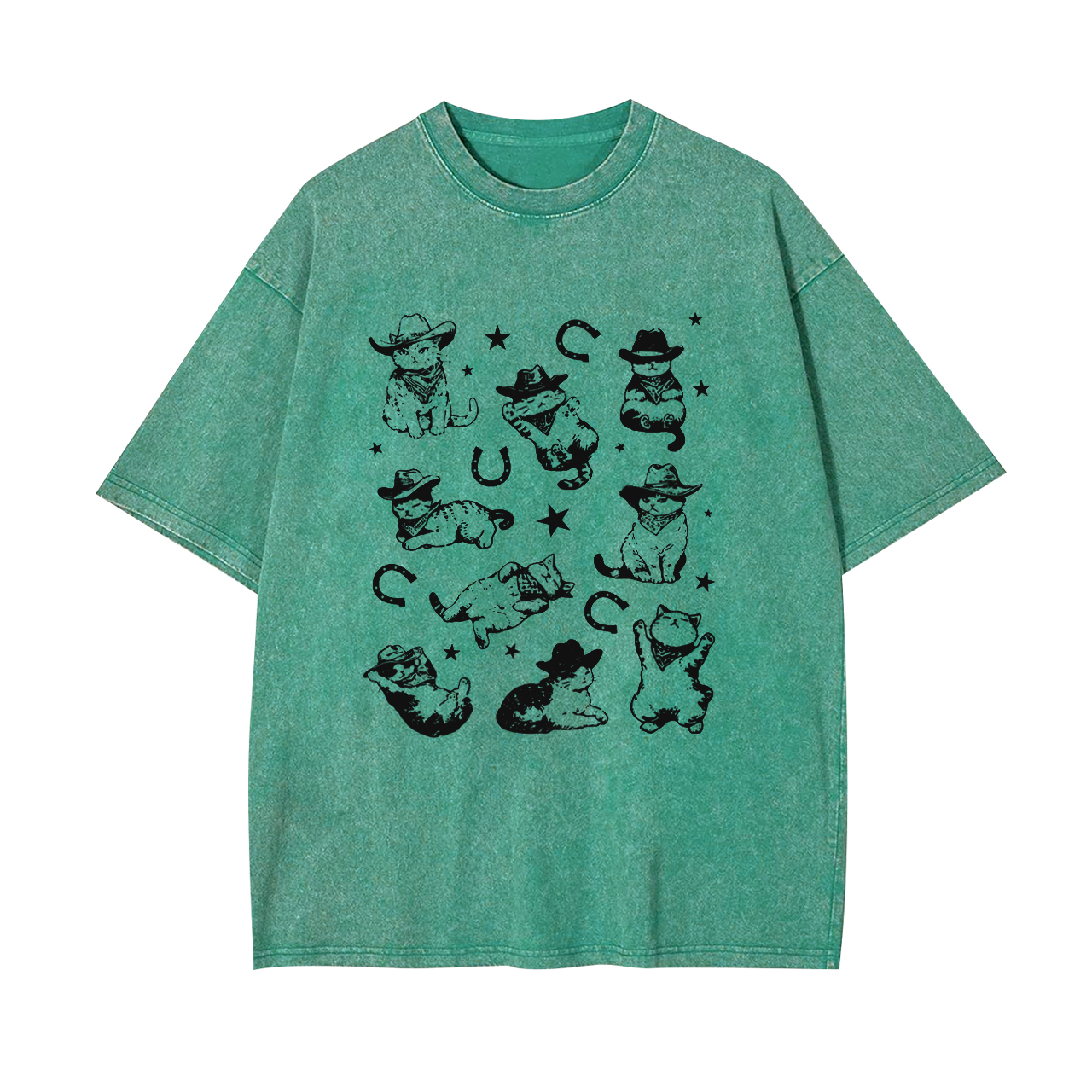 Cowboy Cats And Kittens Garment-dye Tees