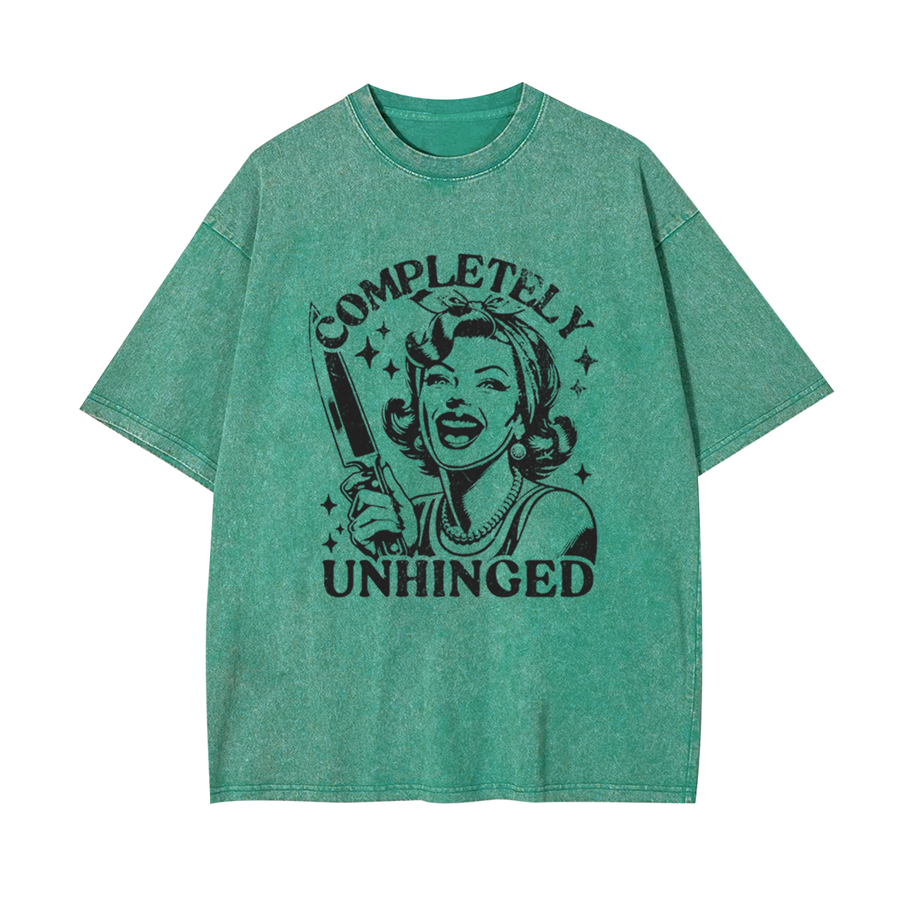 Completely Unhinged Housewife Garment-dye Tees