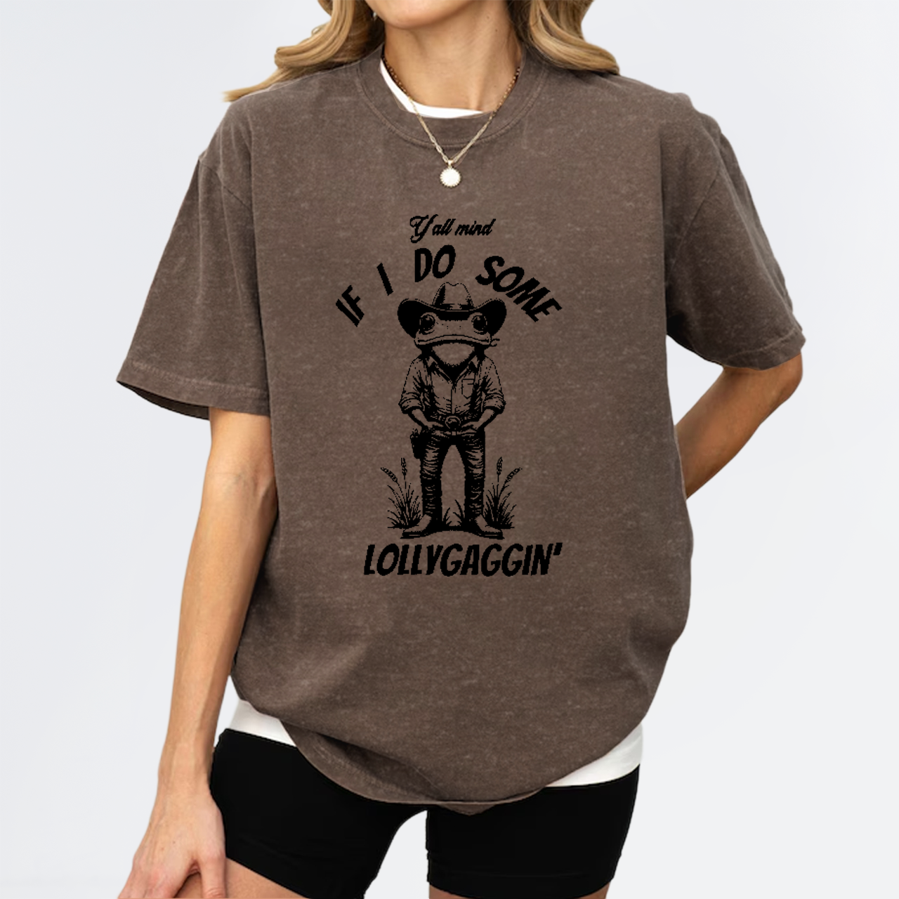 Hey, Cowboy Frog Garment-dye Tees