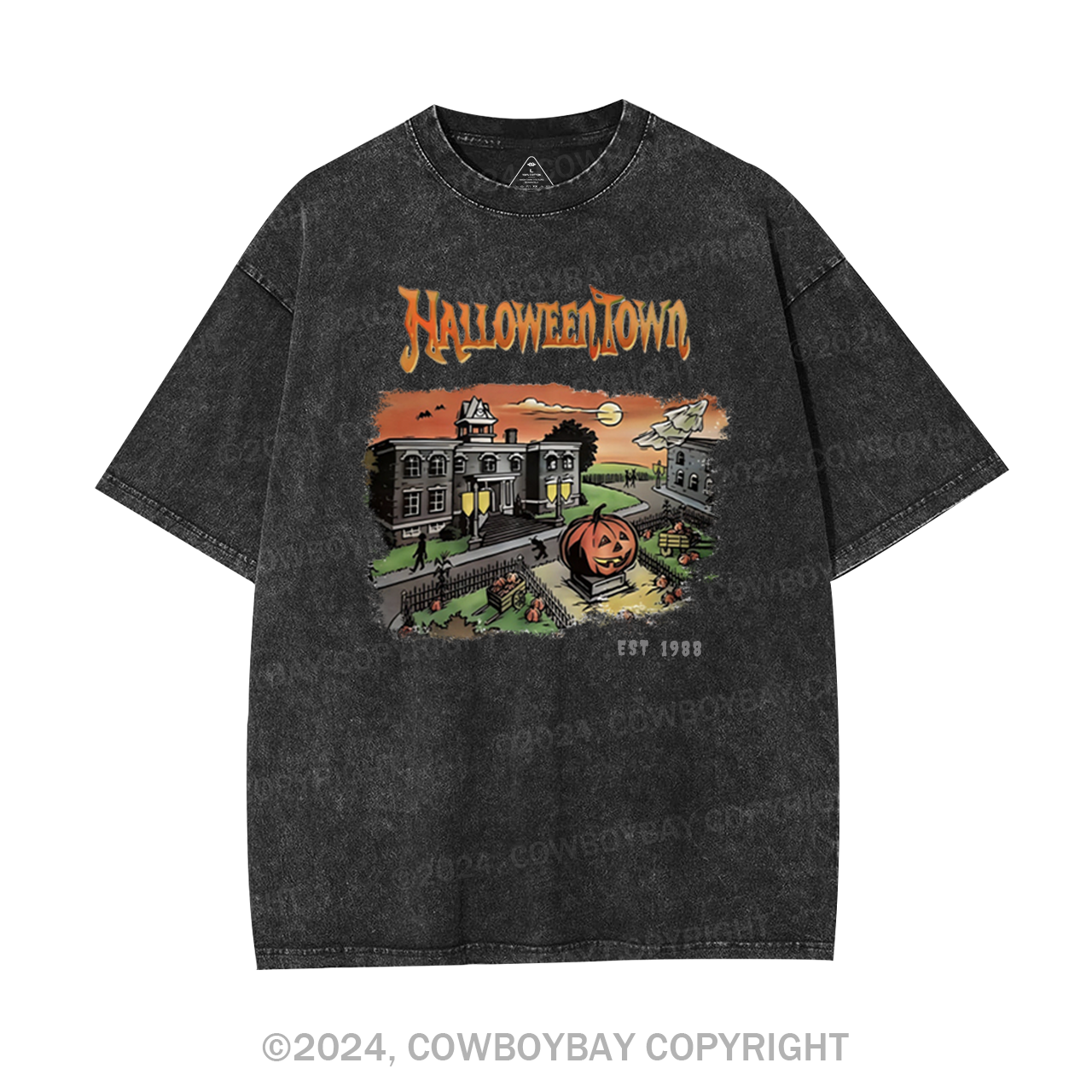 Halloween Town University Garment-dye Tees