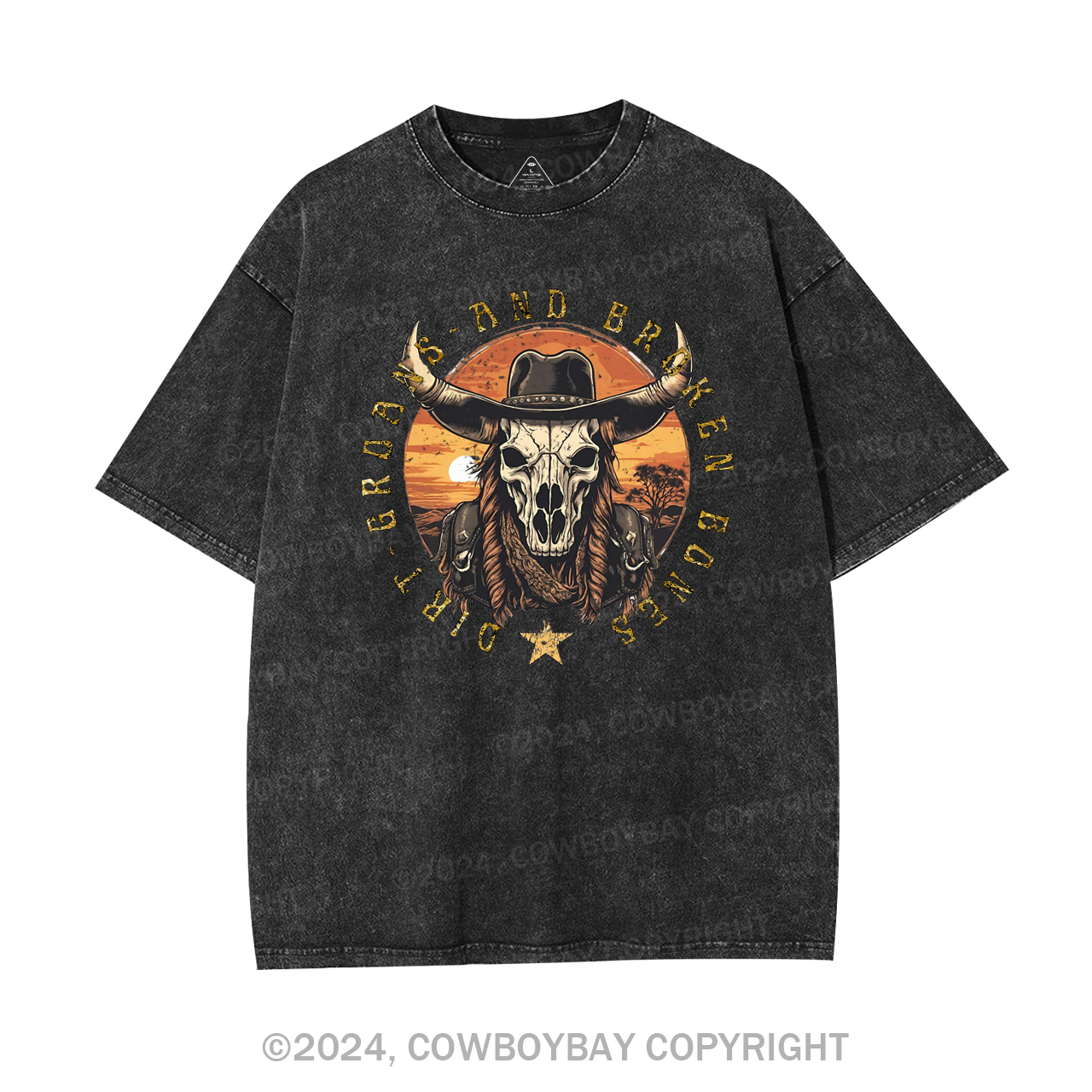 Longhorn Spirit Garment-dye Tees
