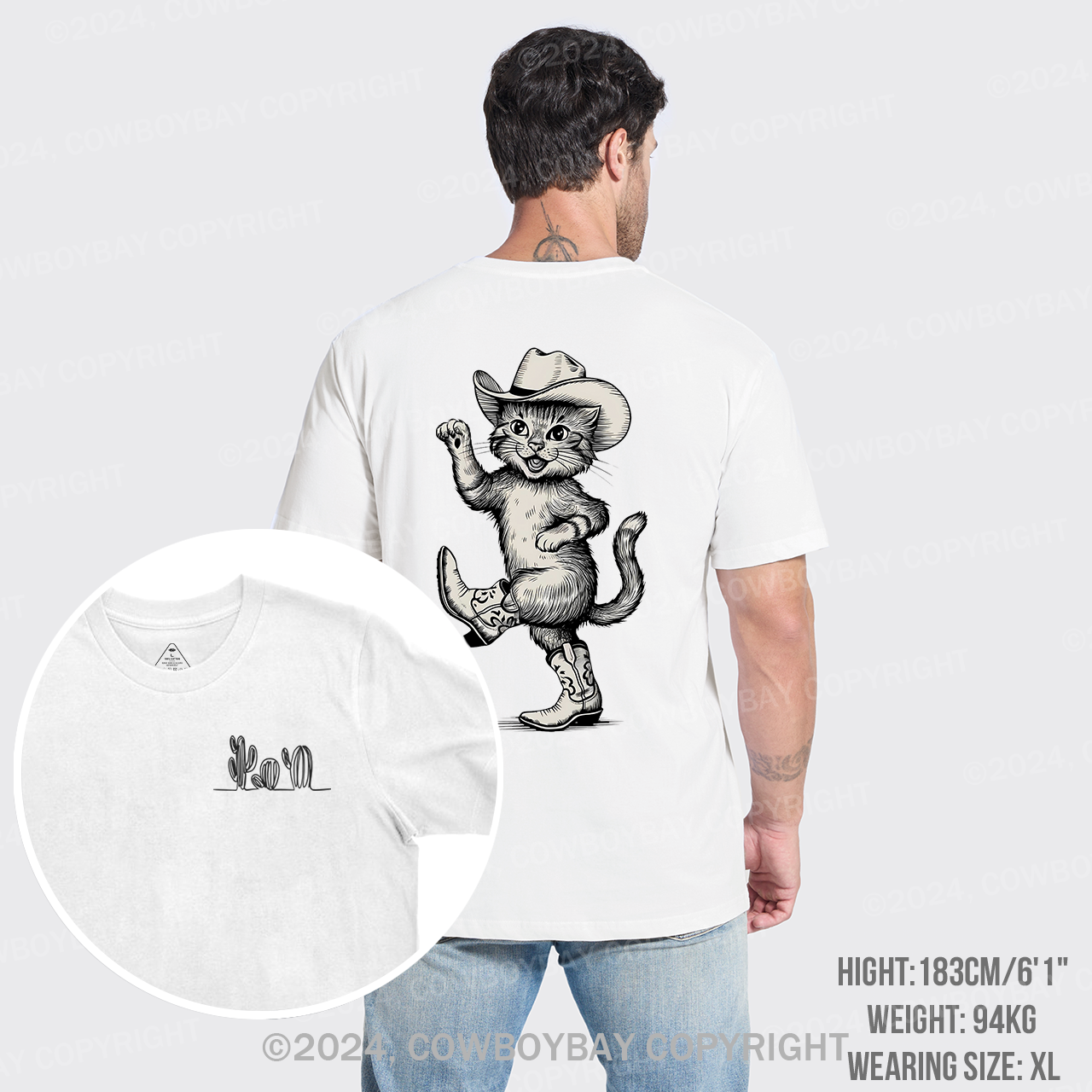 Dancing Cowboy Cat T-Shirts